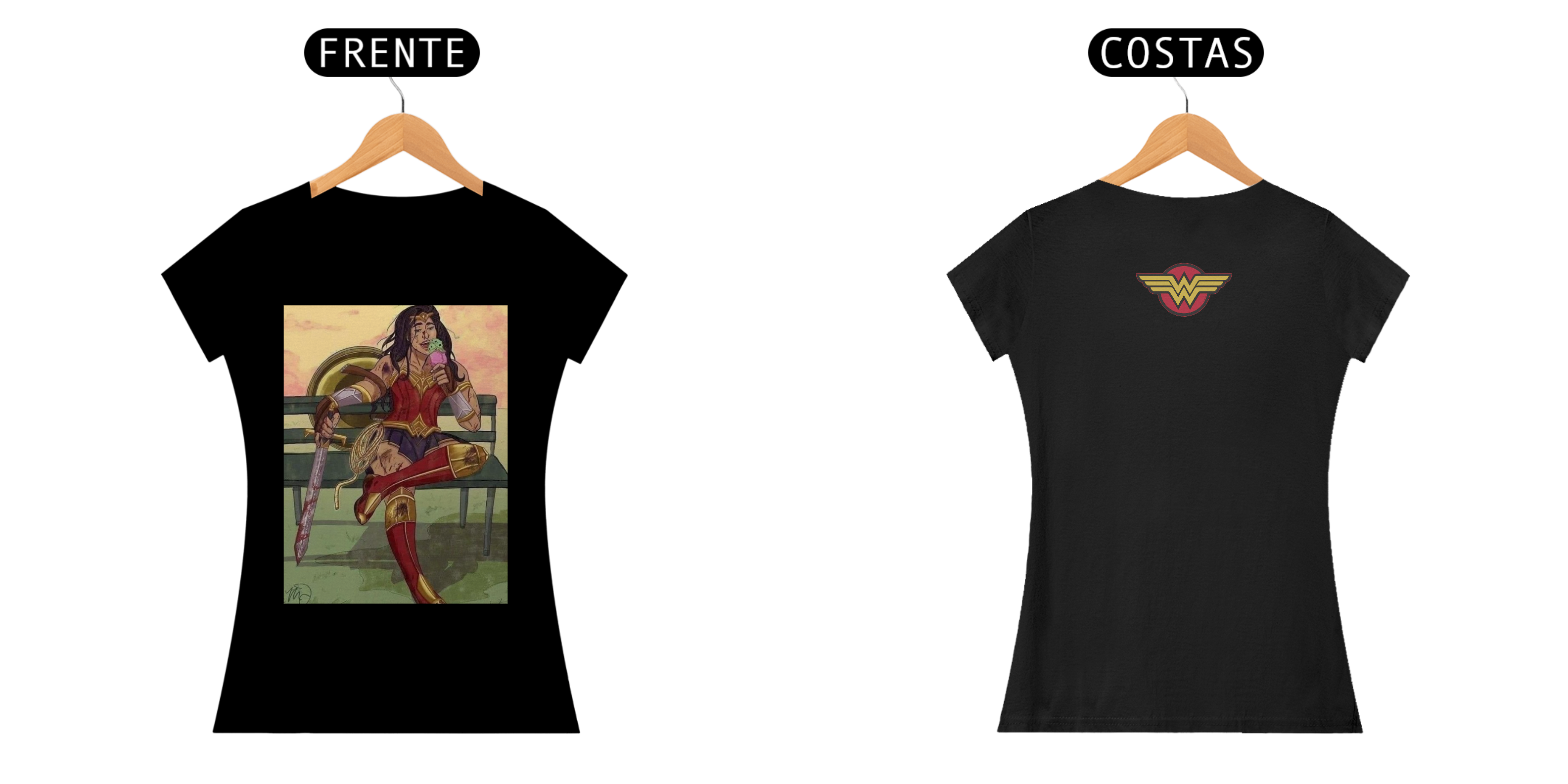 Nome do produto: Mulher Maravilha - Sorvete