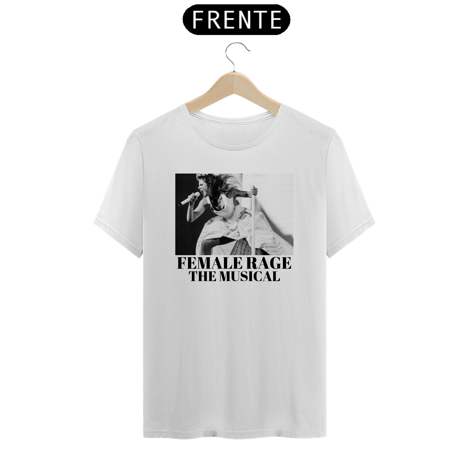 TAYLOR SWIFT FEMALE RAGE TSHIRT BRANCA