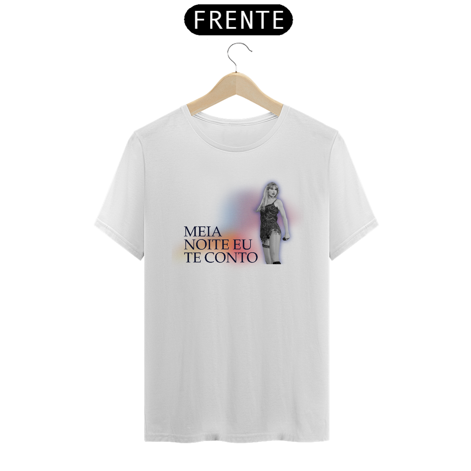 TAYLOR SWIFT MIDNIGHTS TSHIRT BRANCA