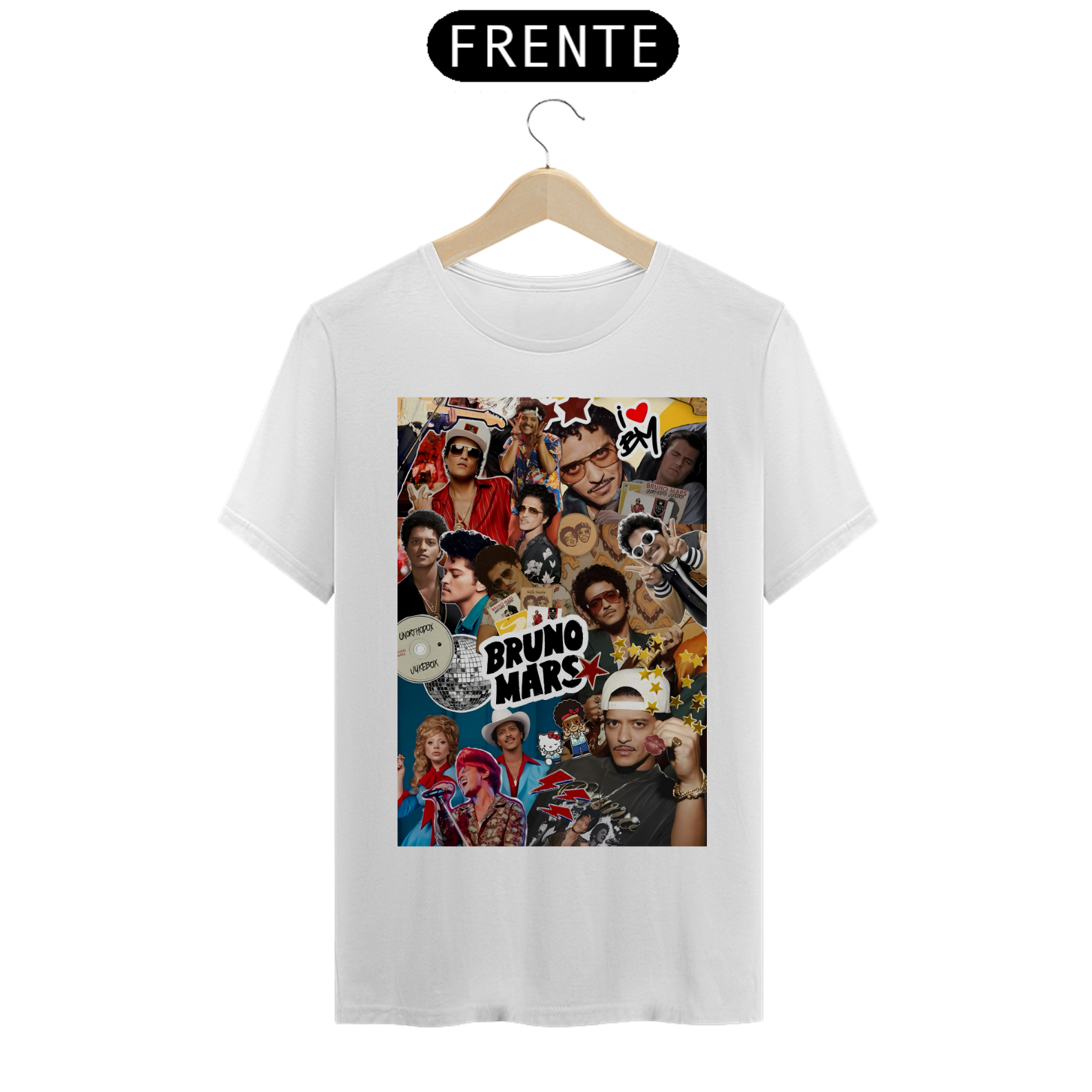 Camiseta I Love Bruno Mars