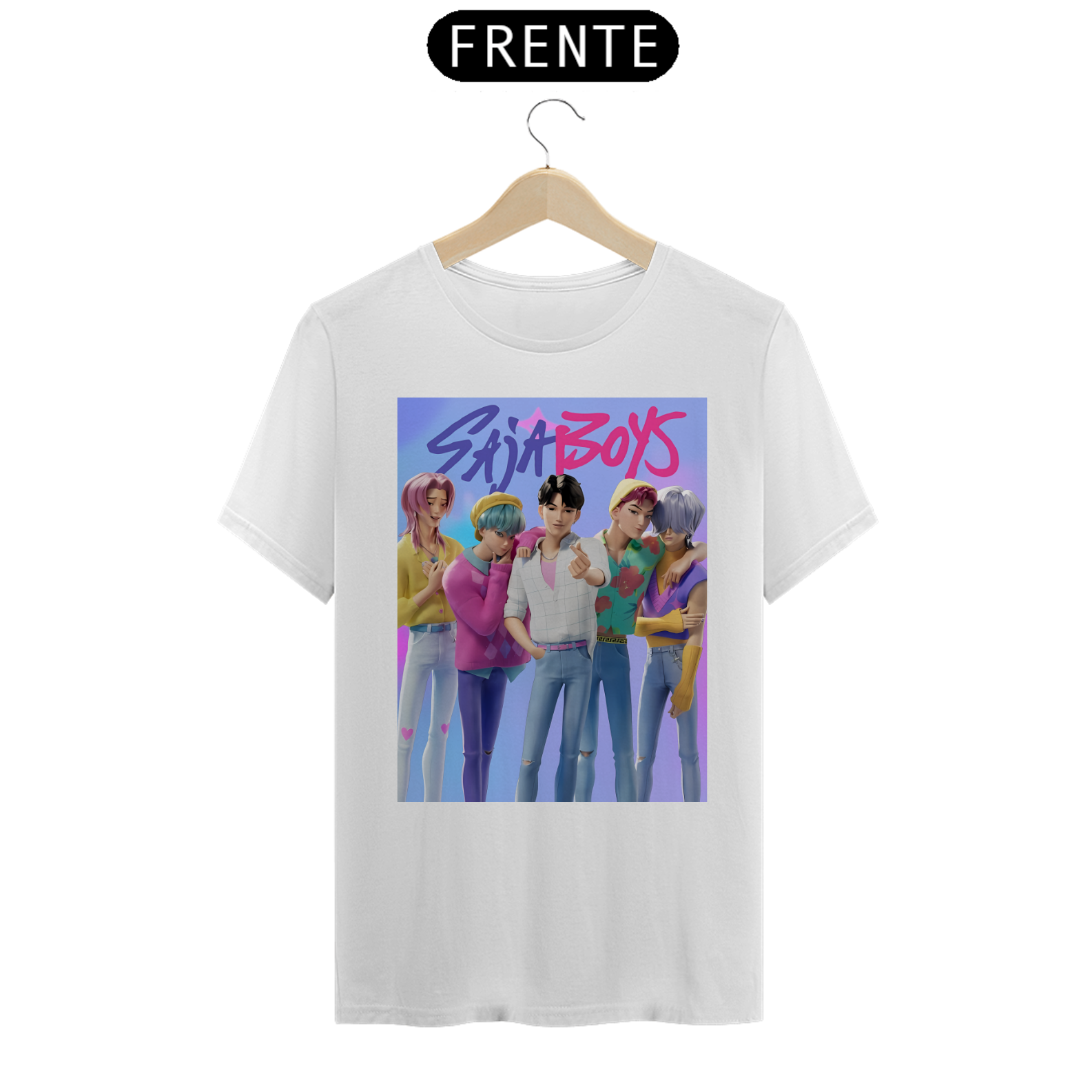 Camiseta Saja Boys - Guerreiras do K-Pop (K-Pop Demon Hunters)