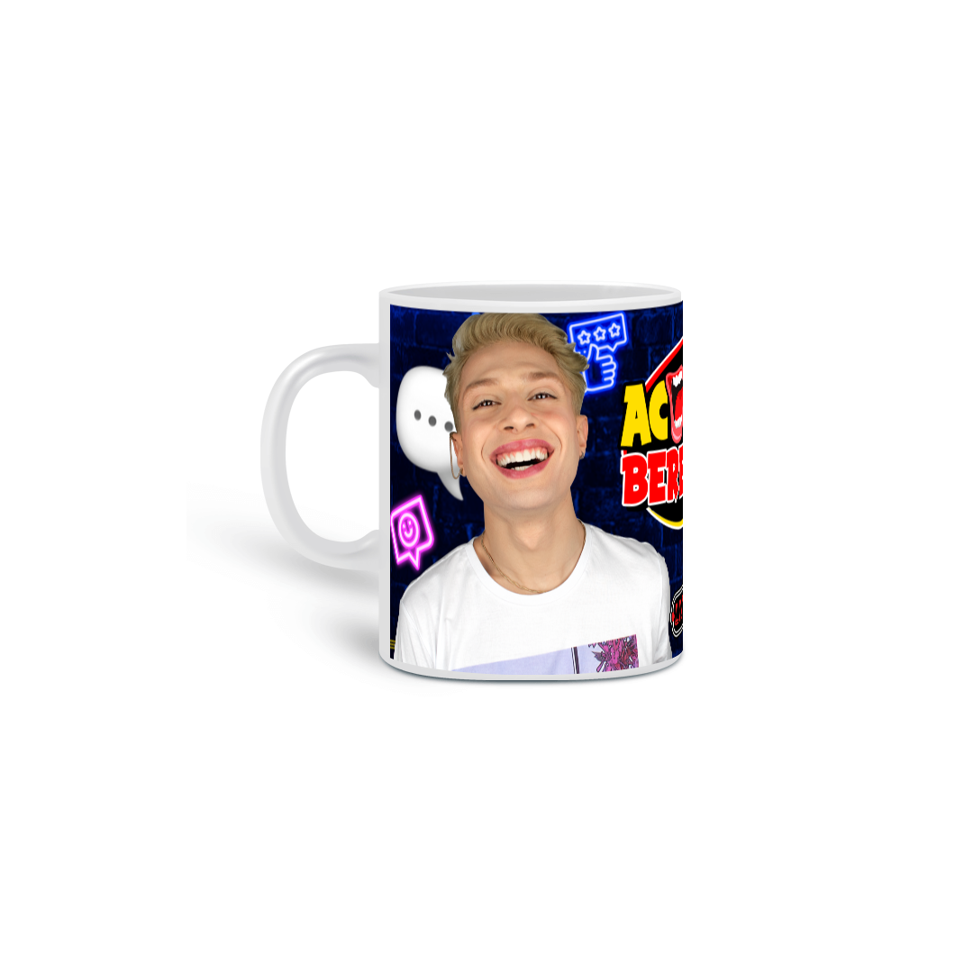 Caneca Acorda, Berenice! Com Kah e Gabs 