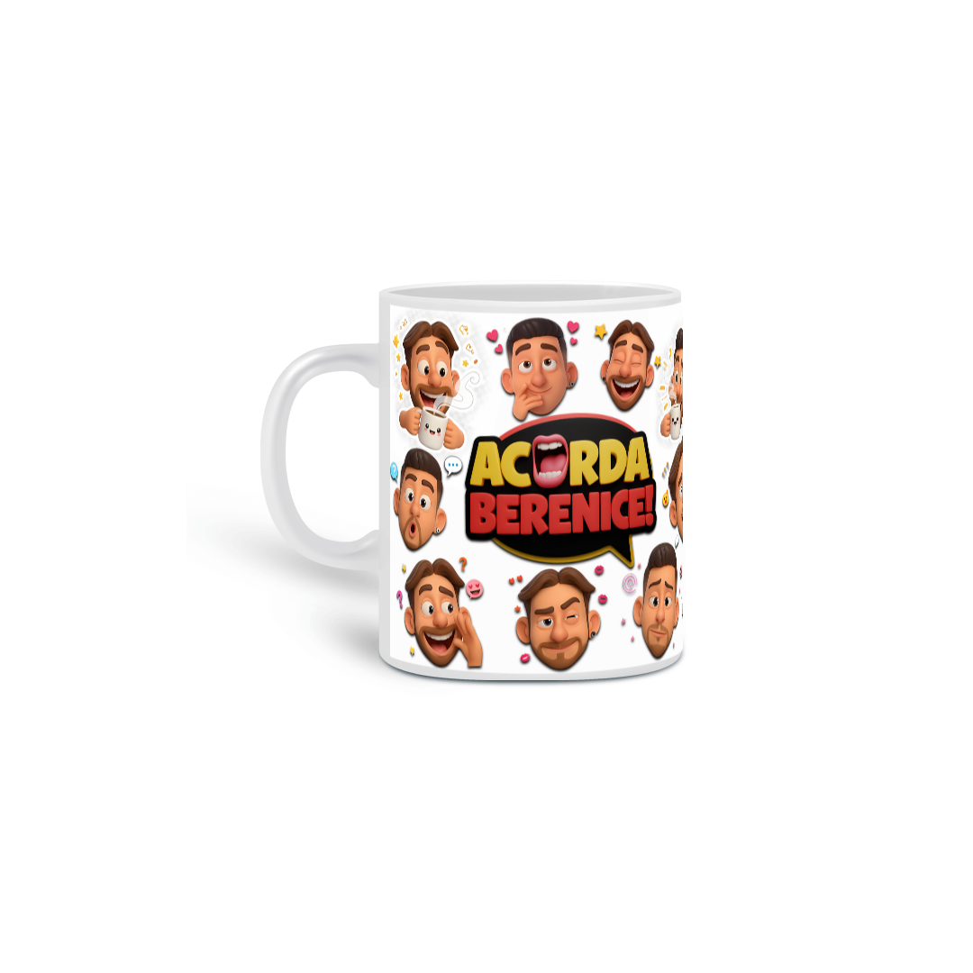 Caneca Acorda, Berenice! LiveZona Kah e Gabs