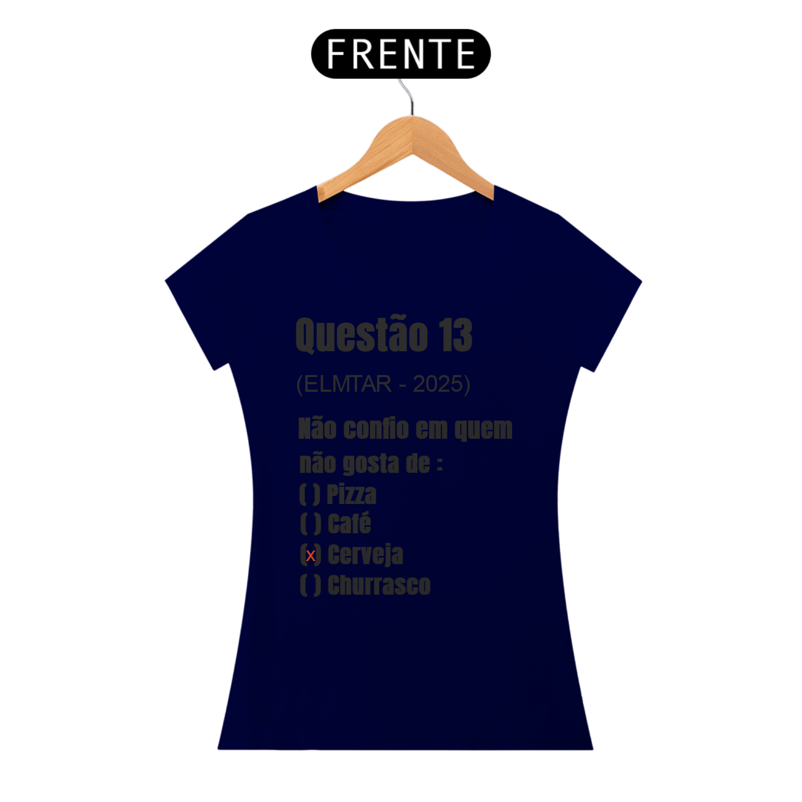 camiseta QUESTÃO Cerveja 