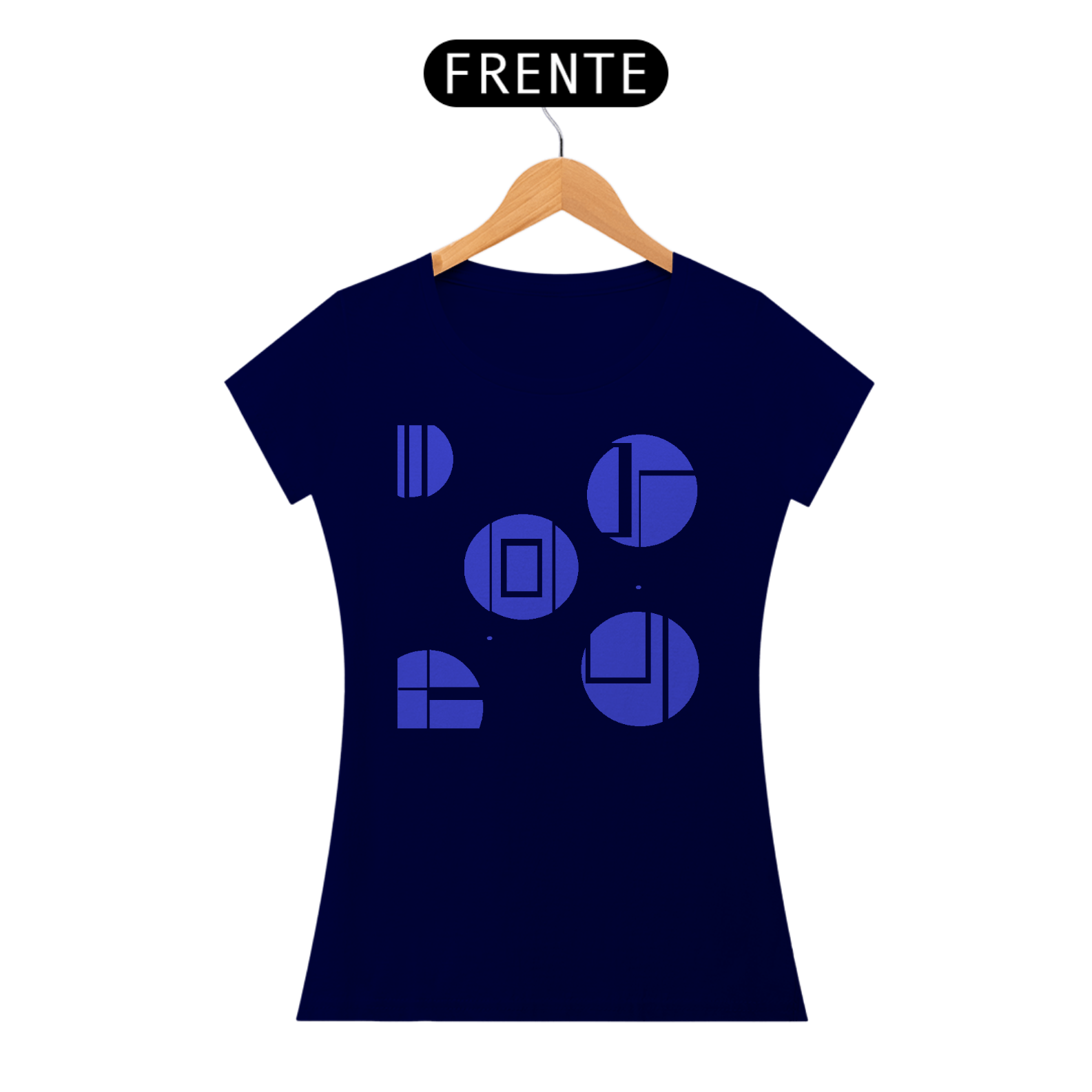 Camiseta Mandala Azul