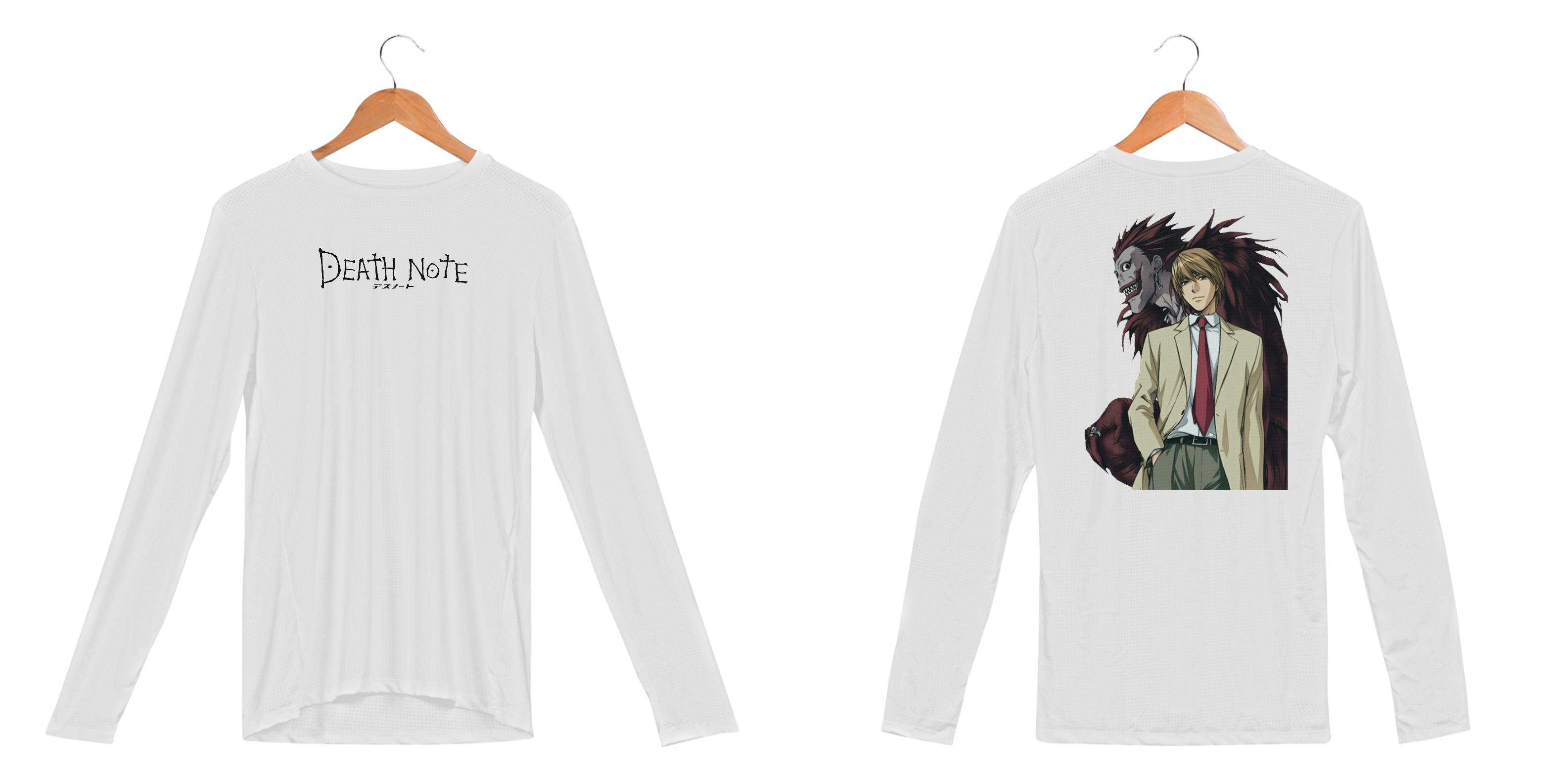 Camisa Manga Longa Kira Death Note