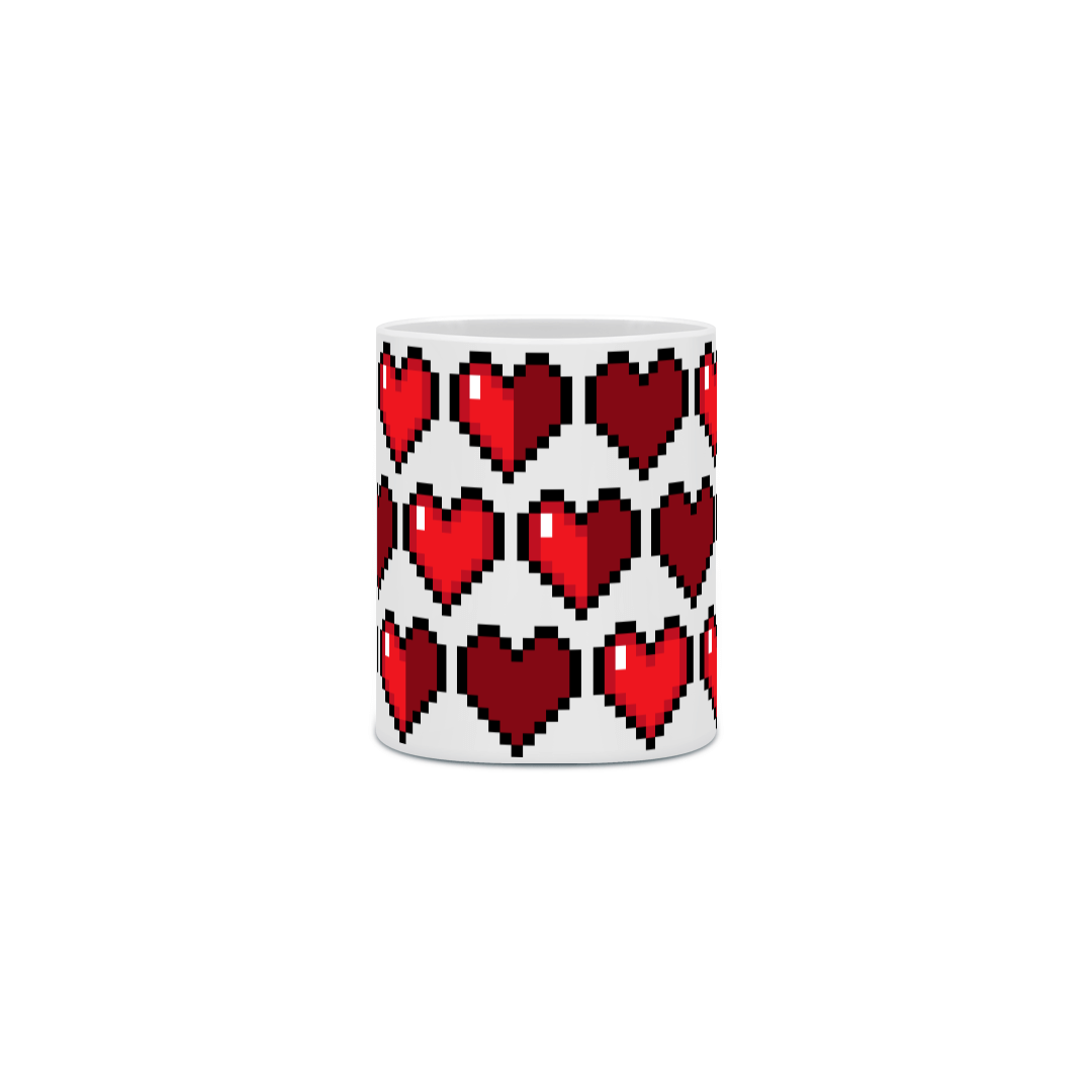 Caneca Heart Minecraft