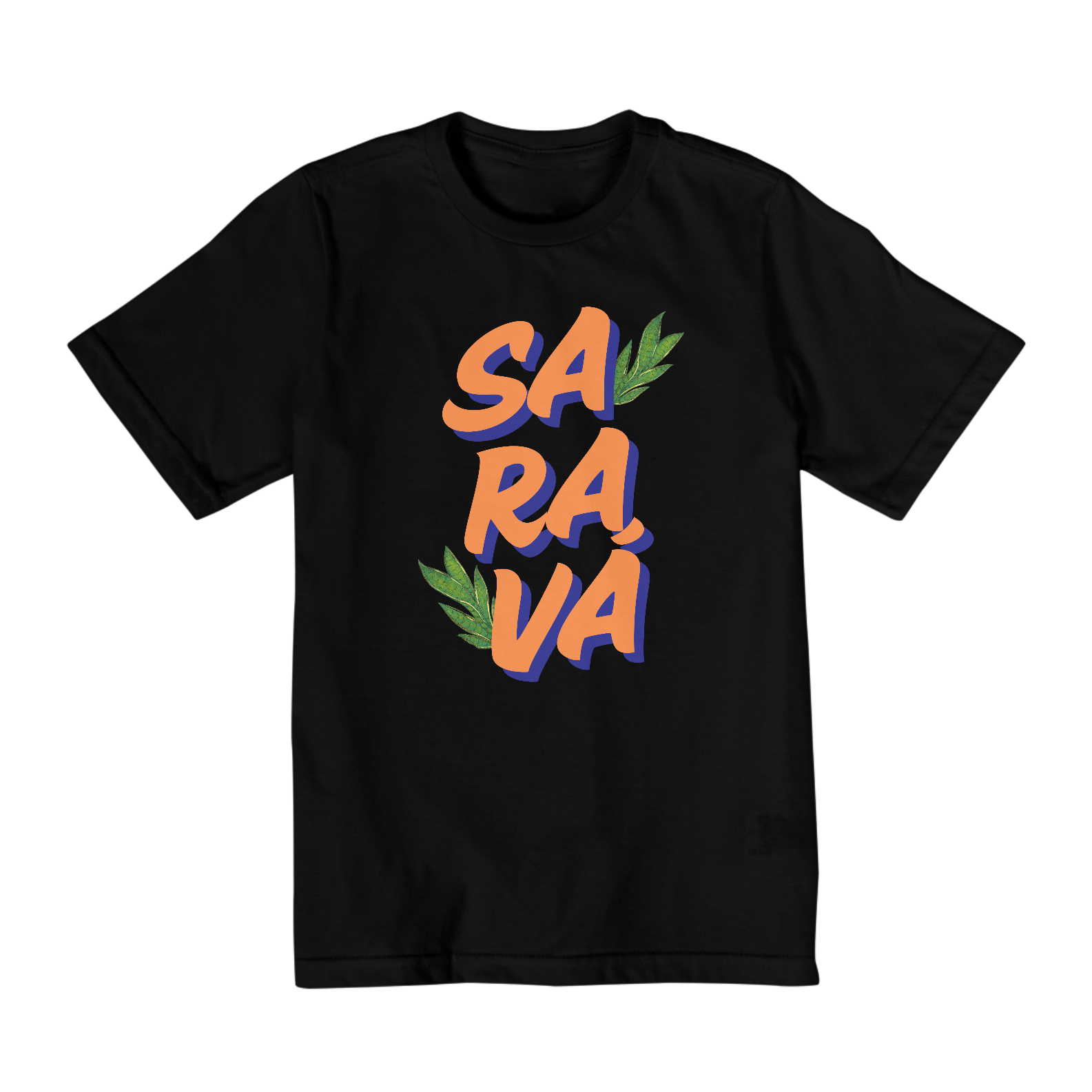 Camiseta infantil Saravá