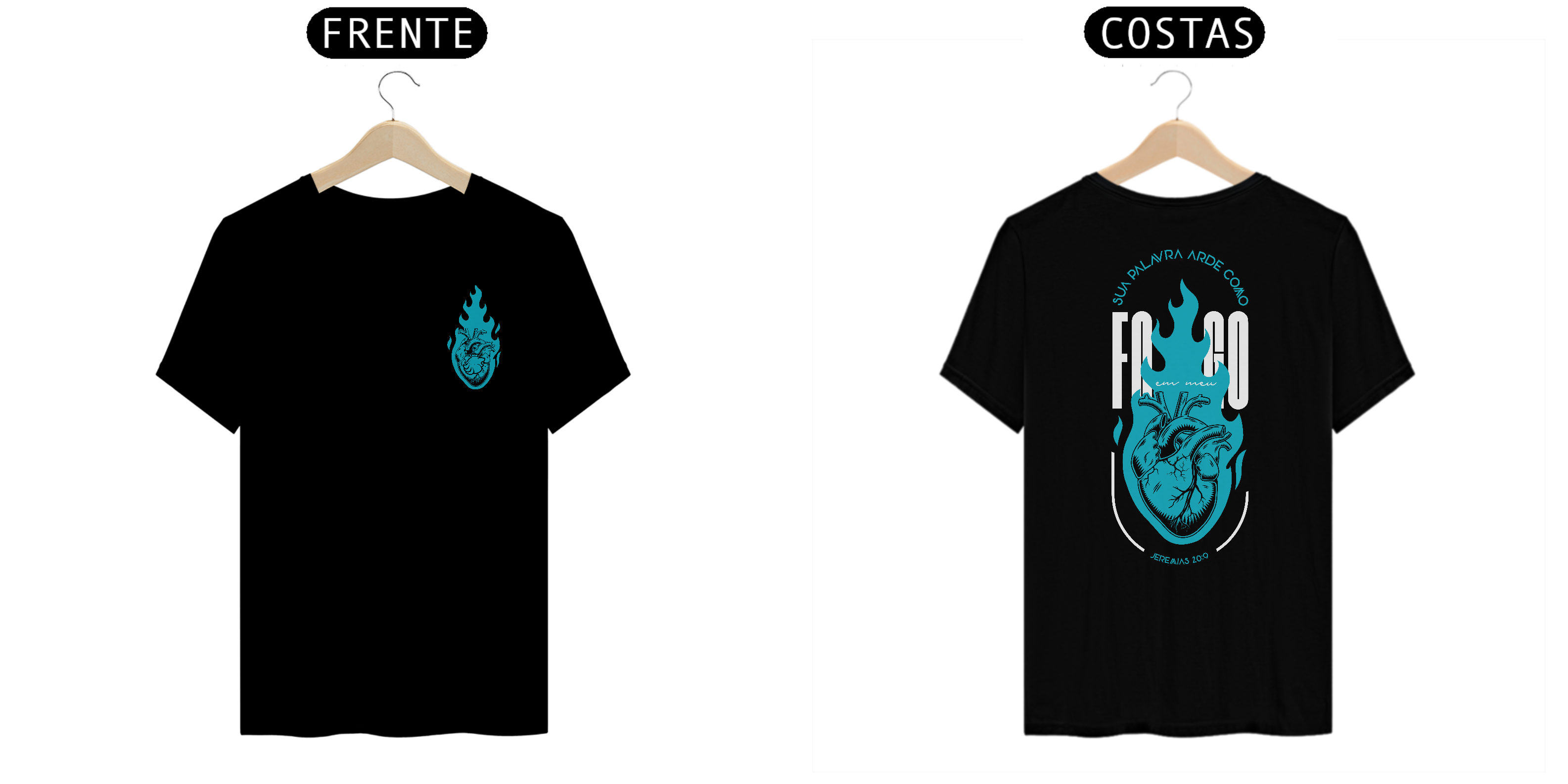 Nome do produto: Jeremias 20:9 - Preta