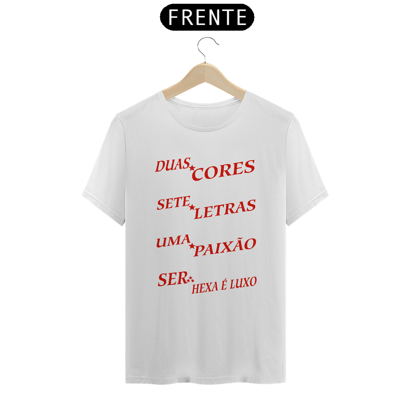 Camisa Malha Quality 7 Letras 1 Paixão