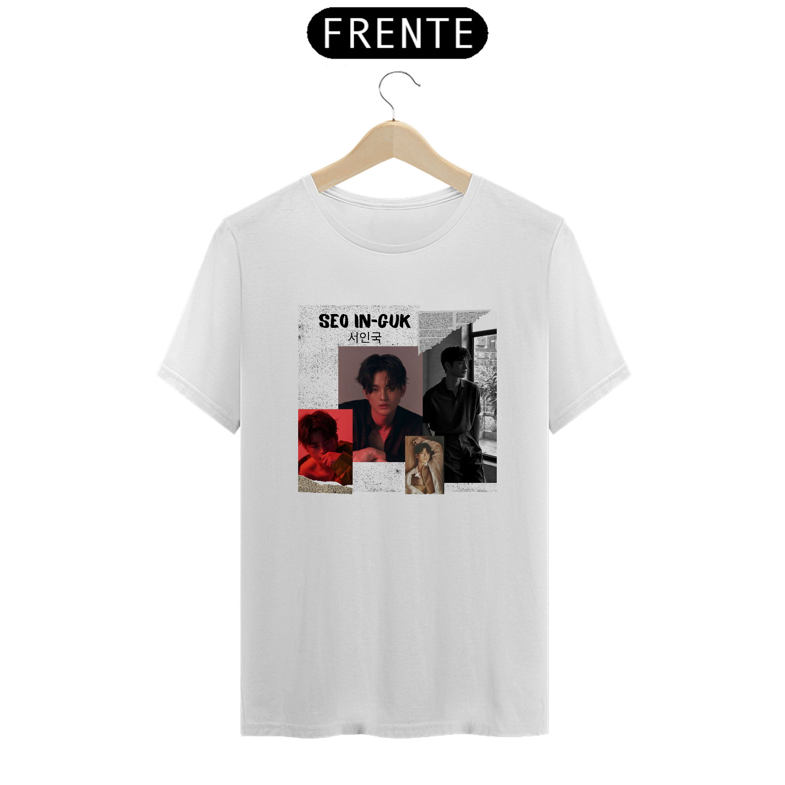 T-shirt Seo In-guk / T-shirt dorameira / T-shirt Desgraça ao seu dispor branca