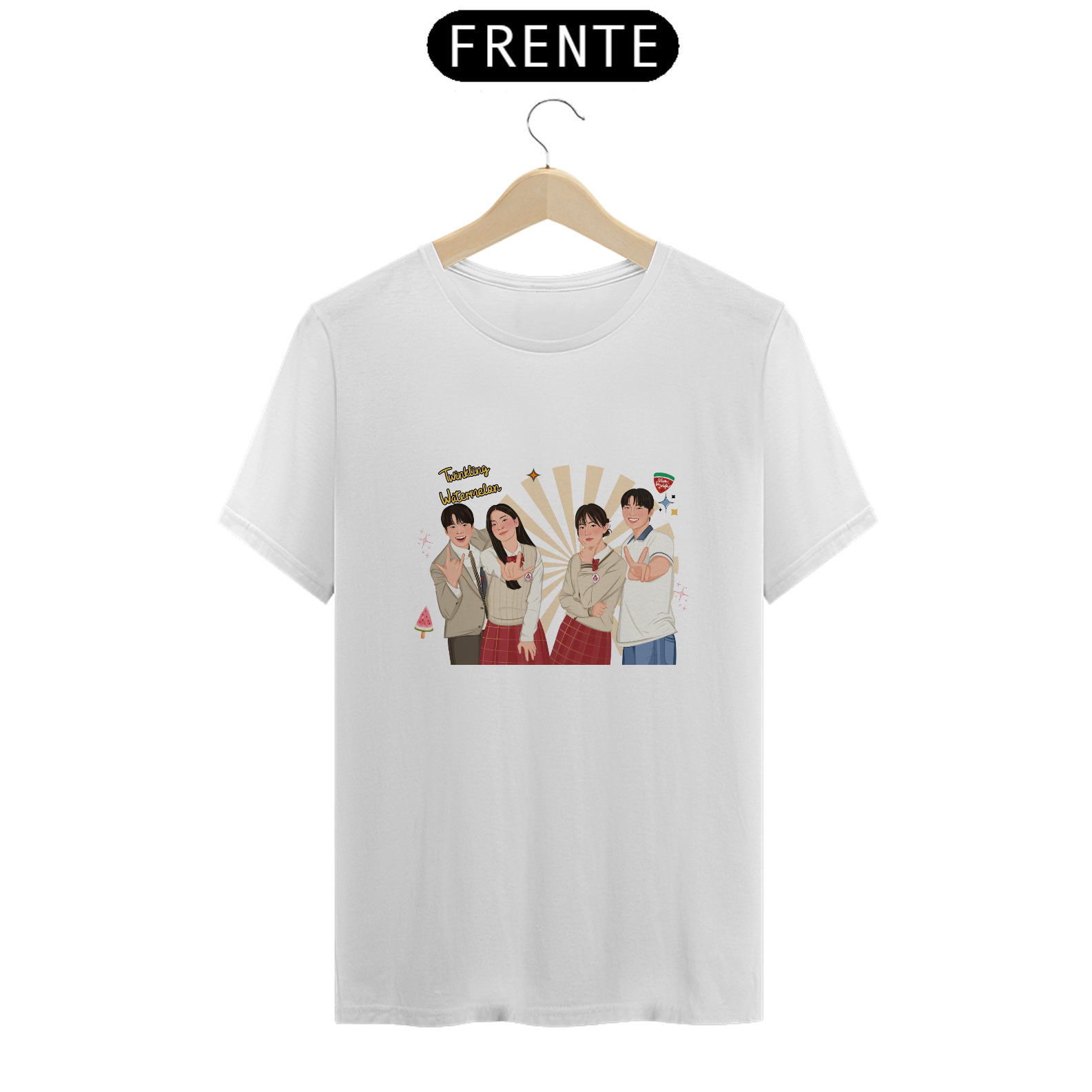 Camiseta Melancia Cintilante