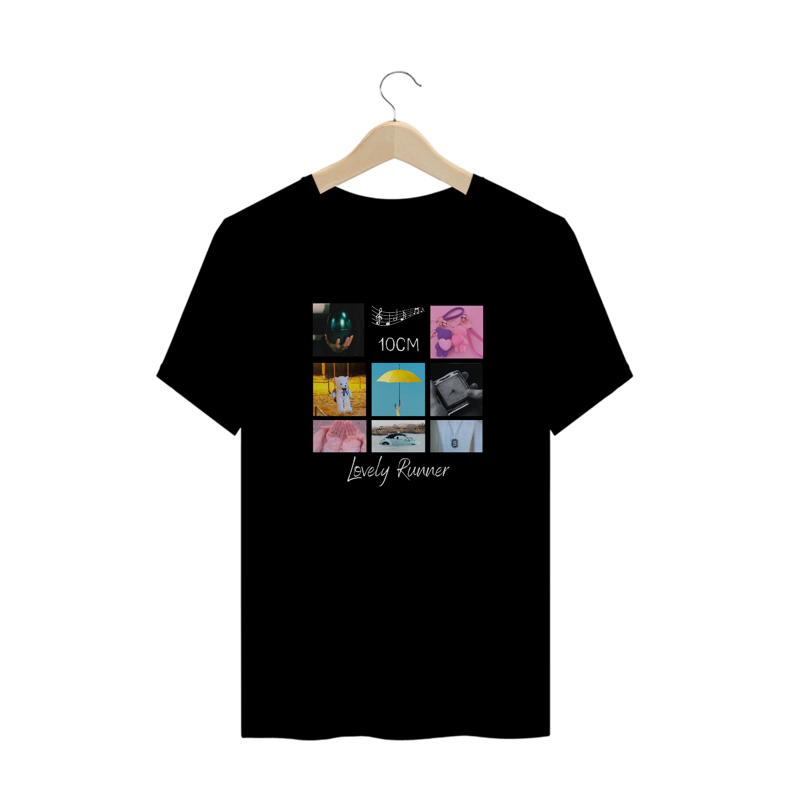 Camiseta Plus size Adoravel Corredora preta  G1 ao G4