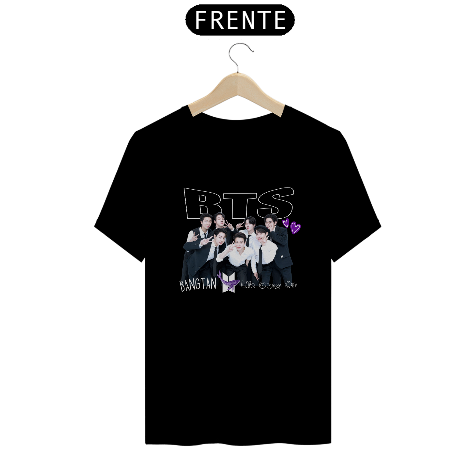 Camiseta BTS - Bangtan