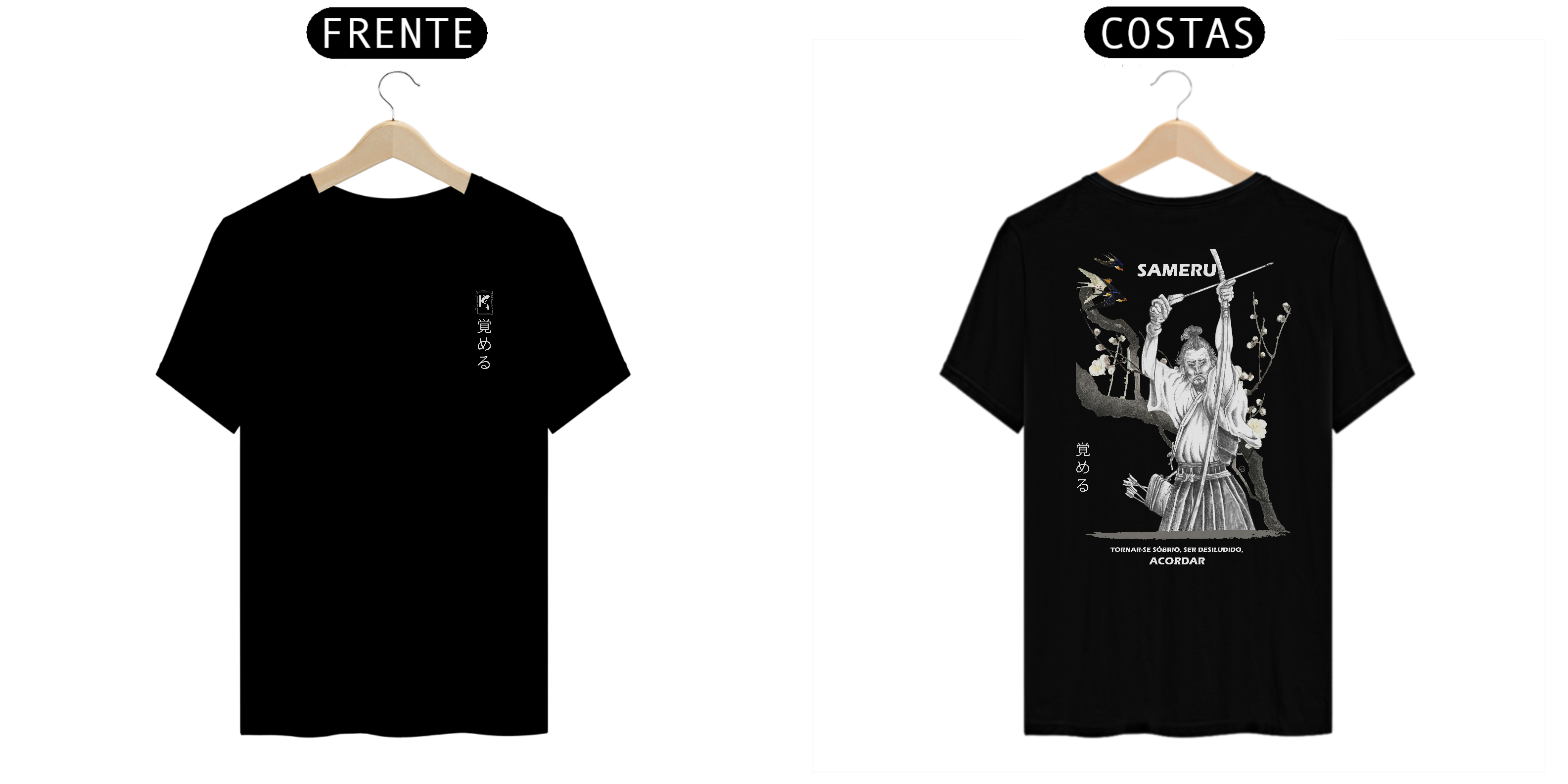 SAMERU KYUDO - CAMISETA QUALITY FRENTE E VERSO
