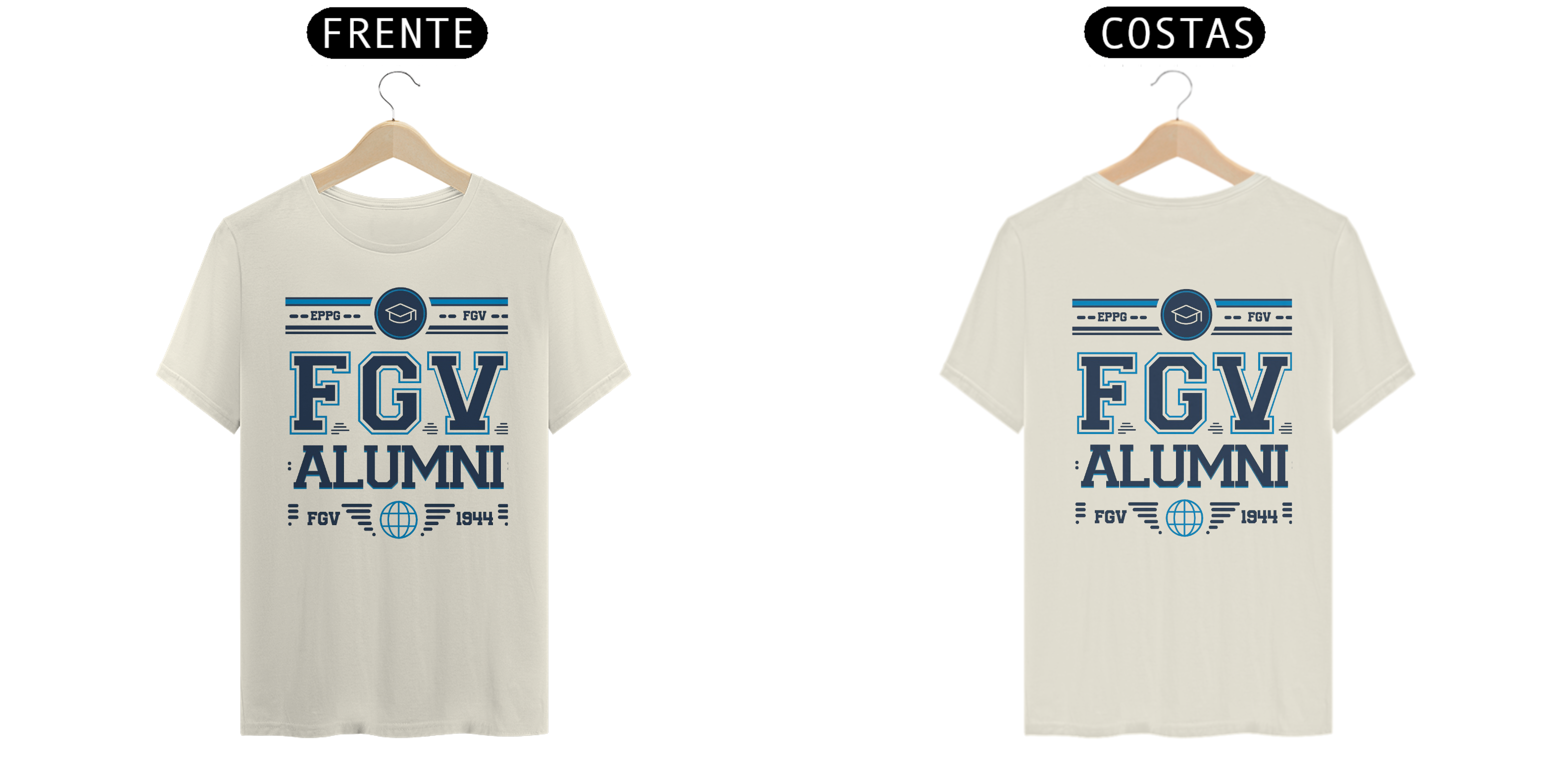 Camiseta algodão Prima (Peruano) - 2 lados