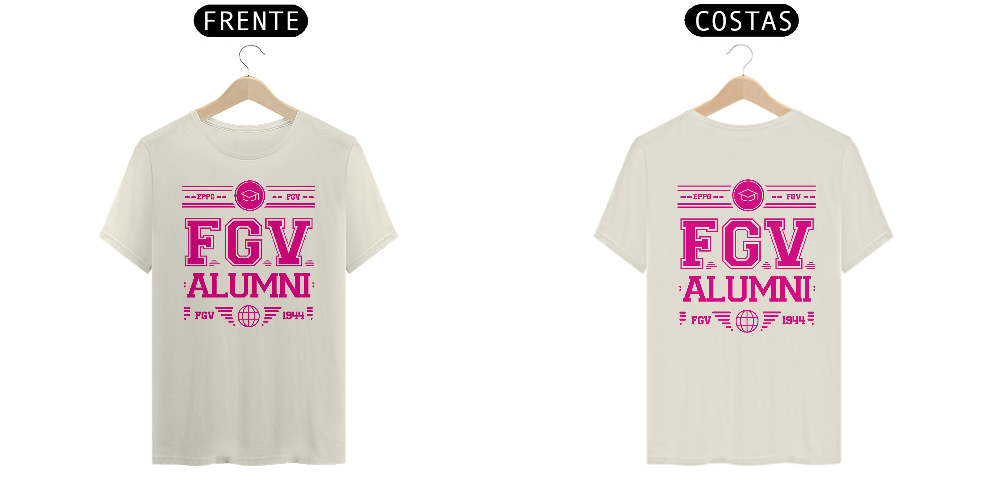 Camiseta algodão Prima (Peruano) - 2 lados