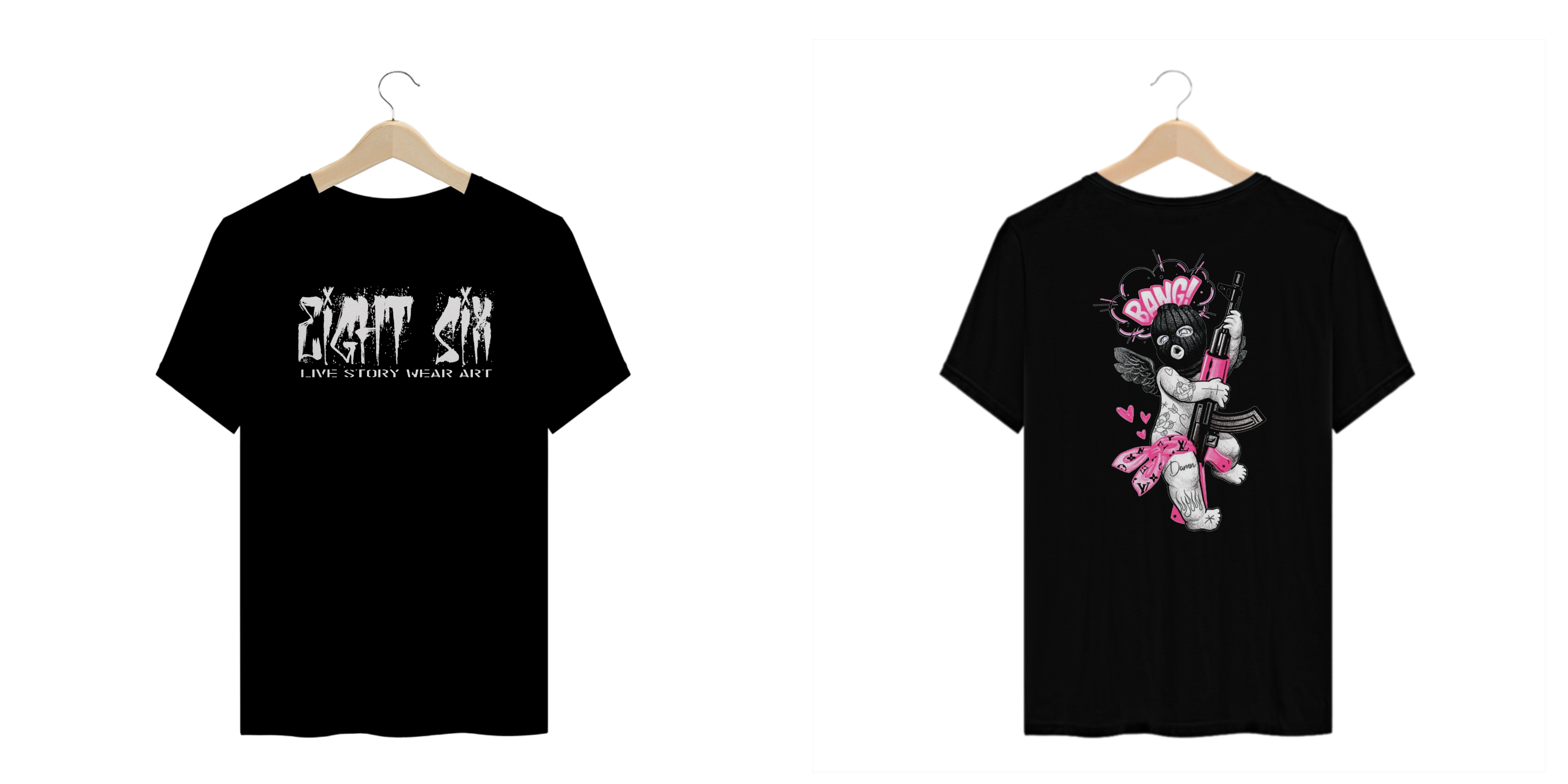 Camisa Plus Size Gansgta Angel