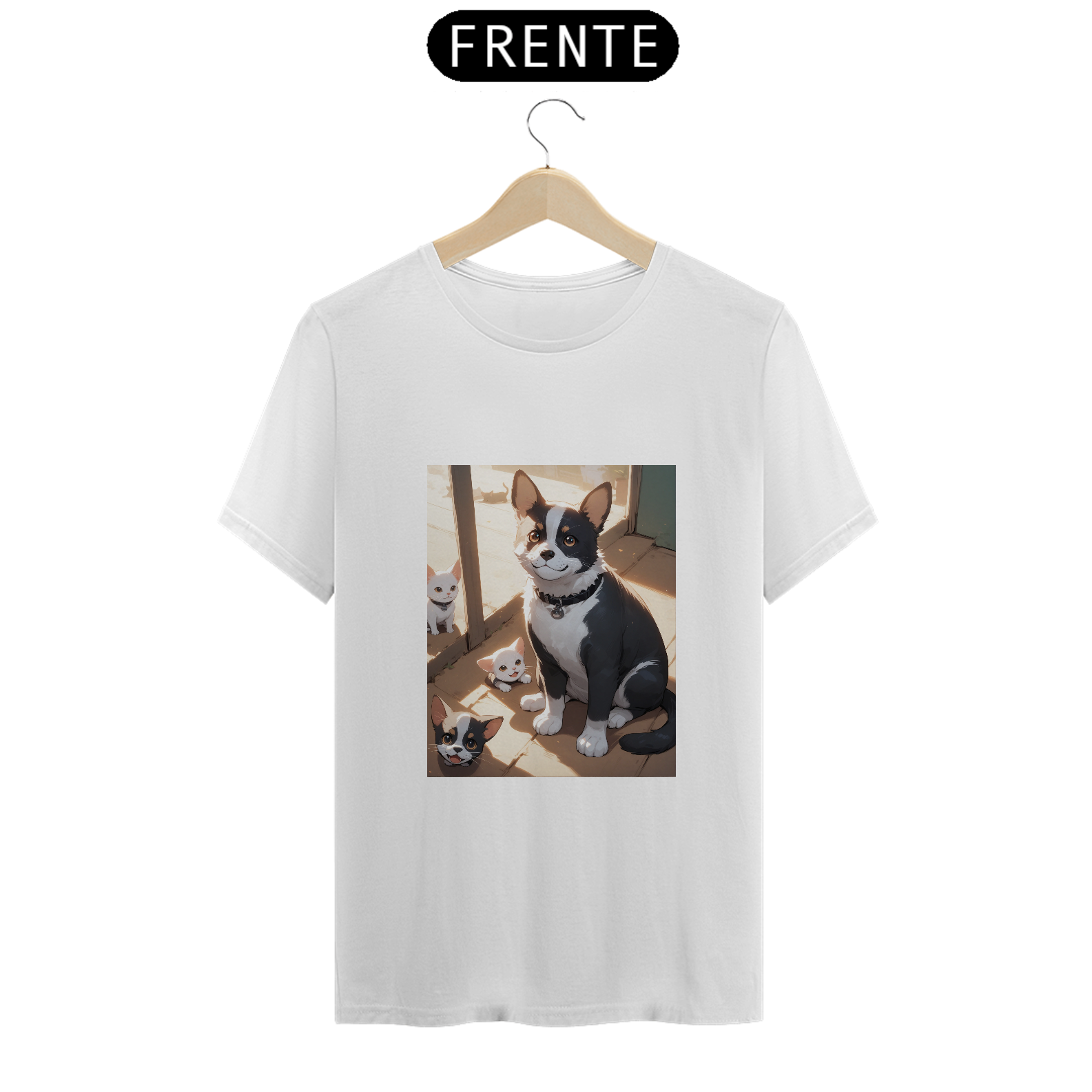 Cachorro e gatos filhote