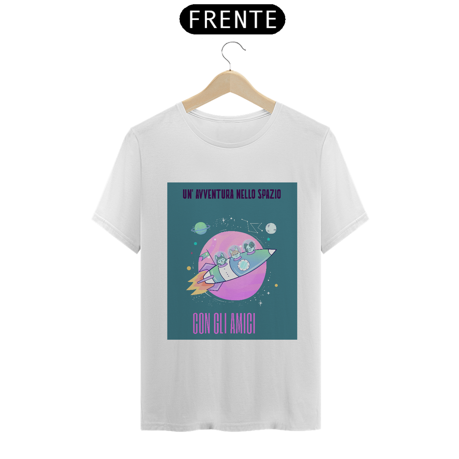 Camisa Cachorro Espaço