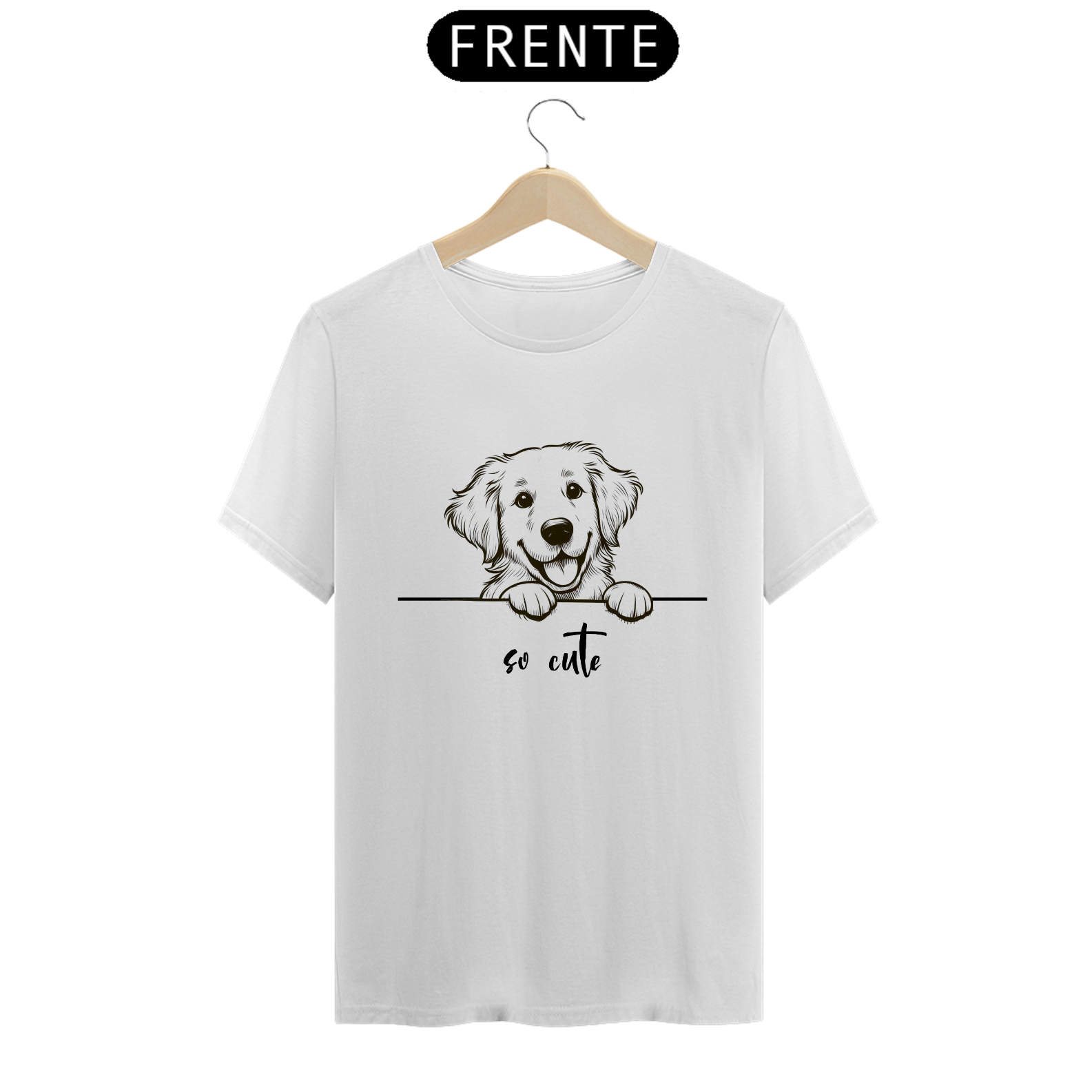 T-Shirt So Cute Golden Retriever 01