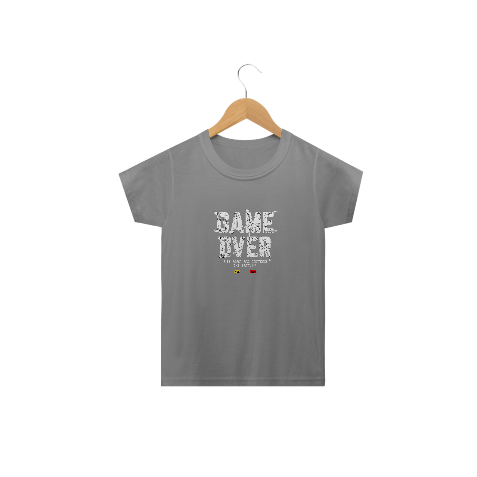 T-Shirt Infantil Game Over