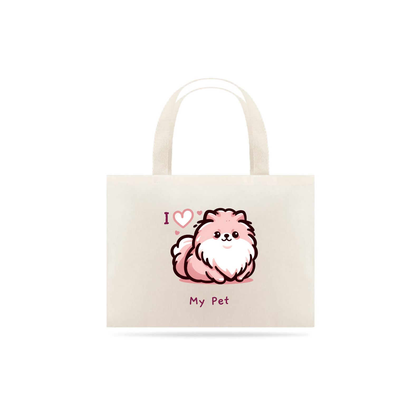 Ecobag I Love My Pet (Sptiz) 01