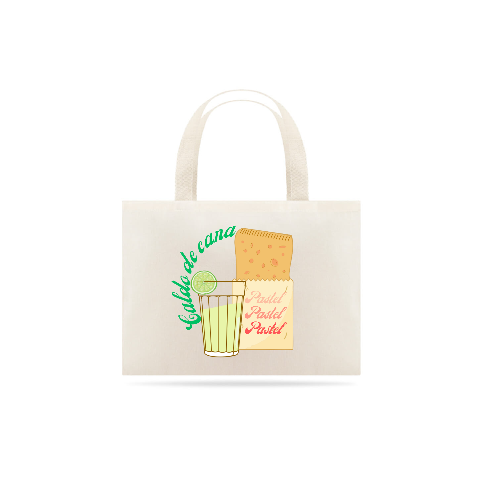 Ecobag Pastel e Caldo de Cana
