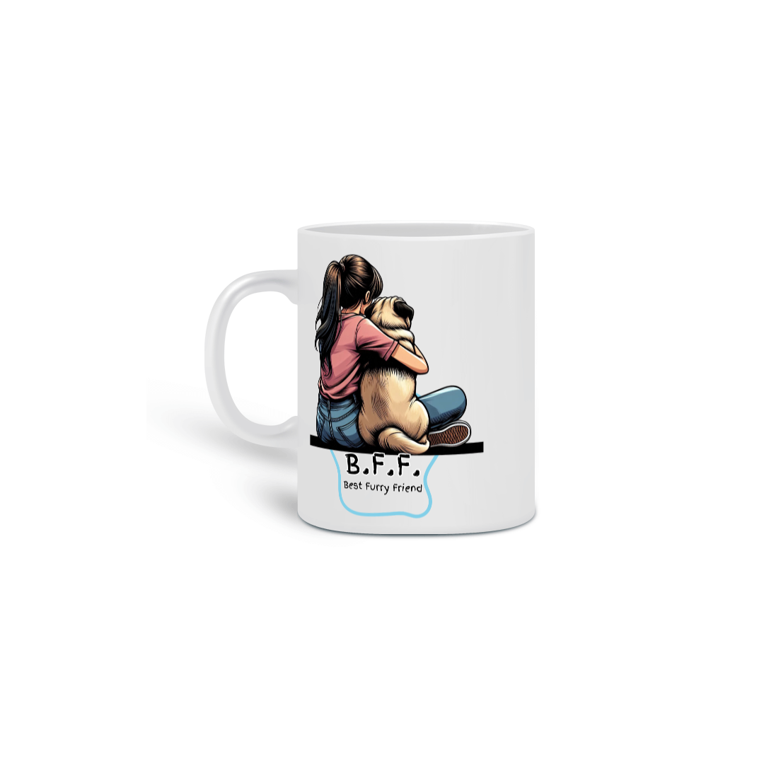 Caneca BFF - Pug