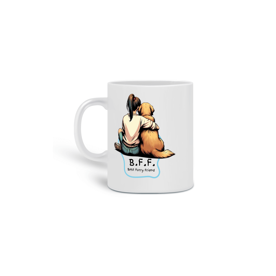 Caneca BFF - Golden Retriever 02