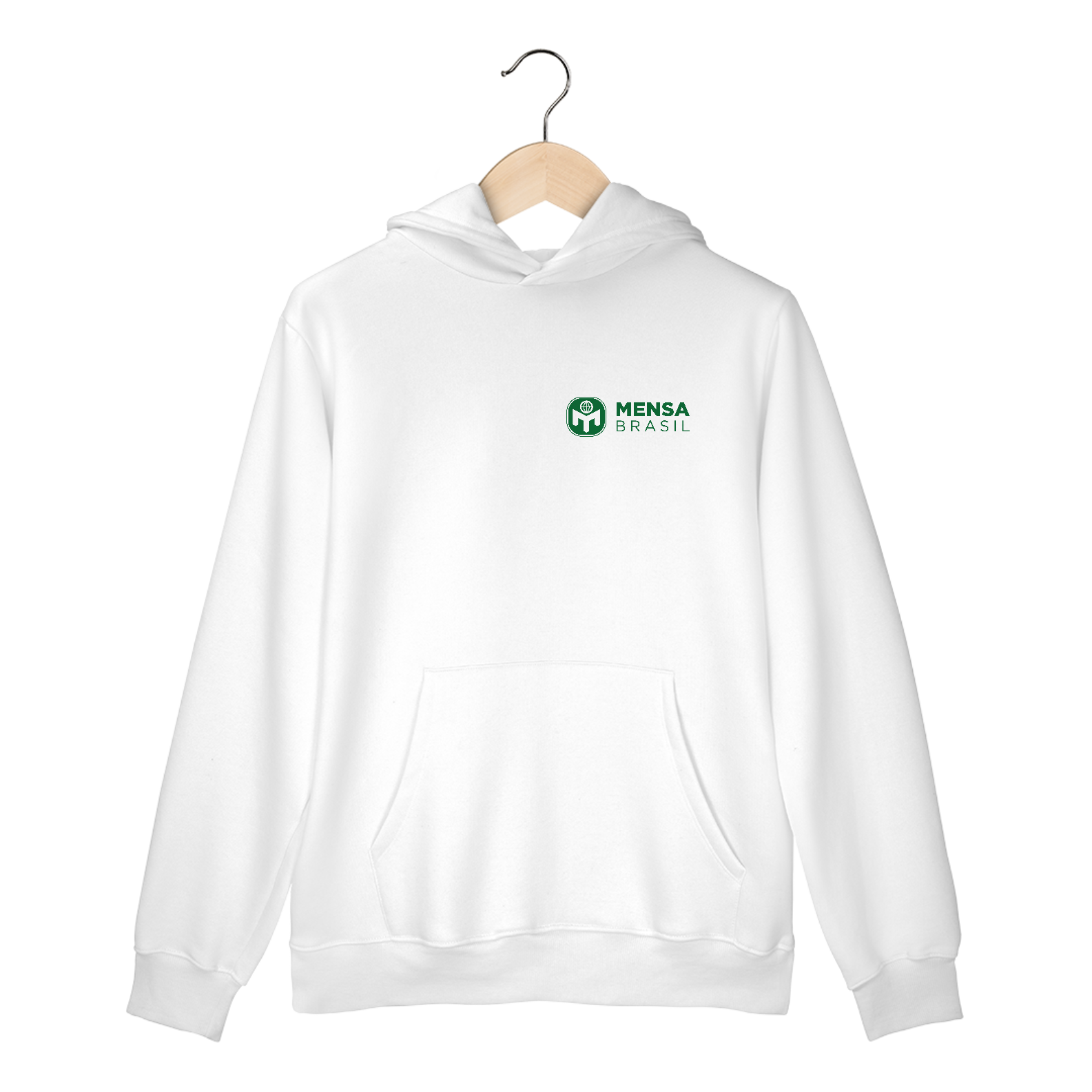 Moletom Mensa Brasil (cores claras - tipo 2)