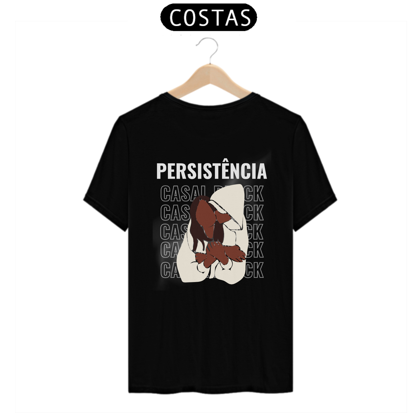 camiseta oversized Casal Balck 