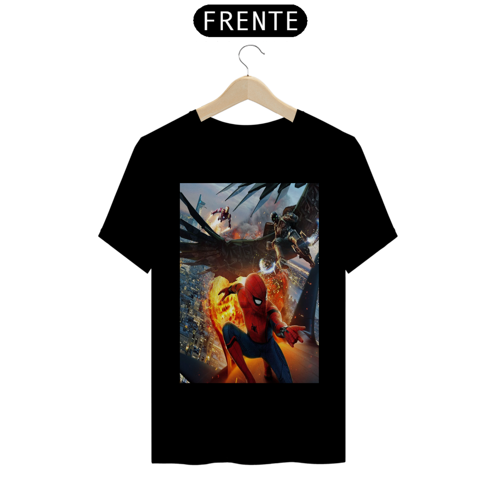 camiseta homen aranha