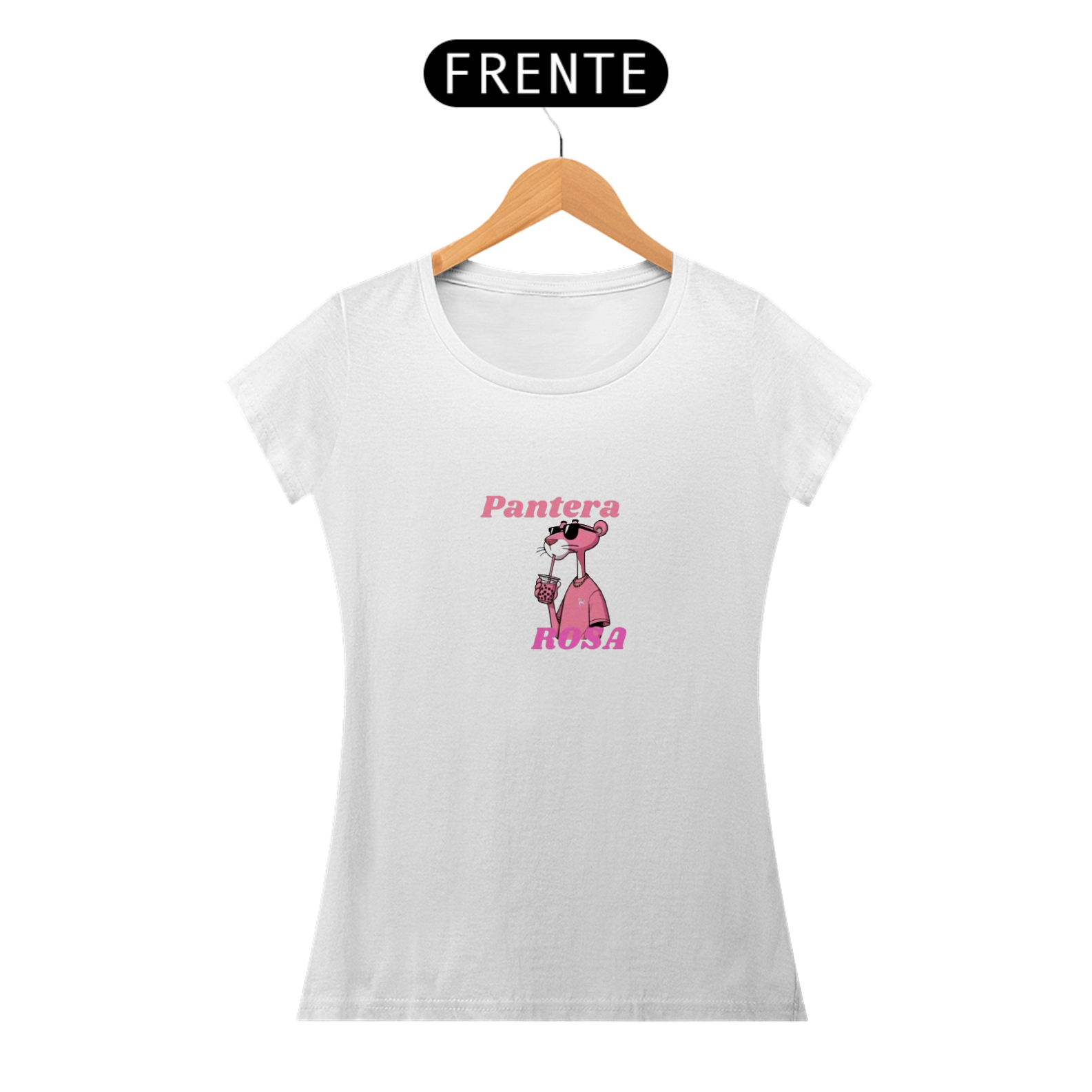 Baby Long Pantera Rosa Feminino