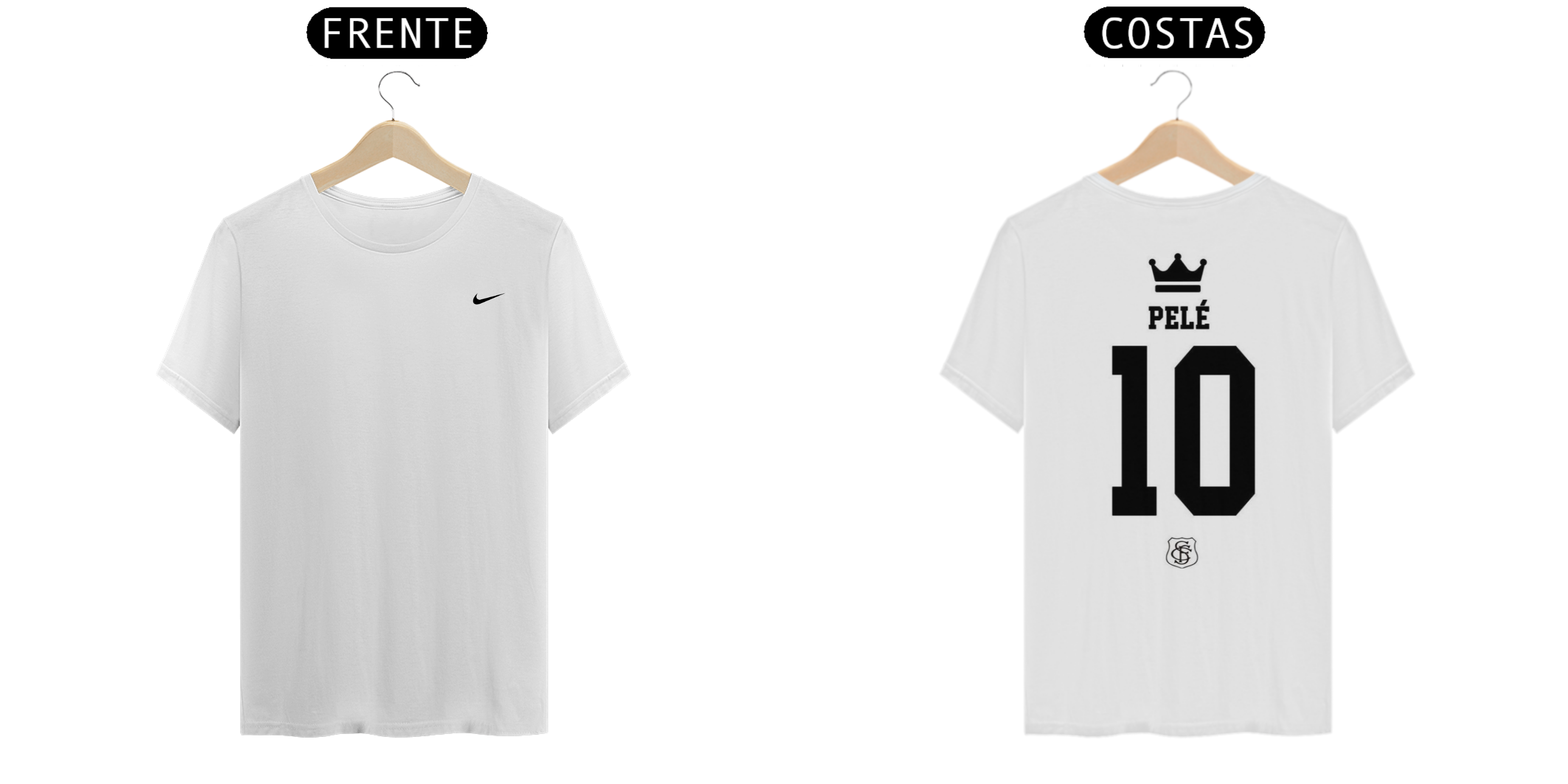 CAMISA 10 DO REI PELE SANTOS