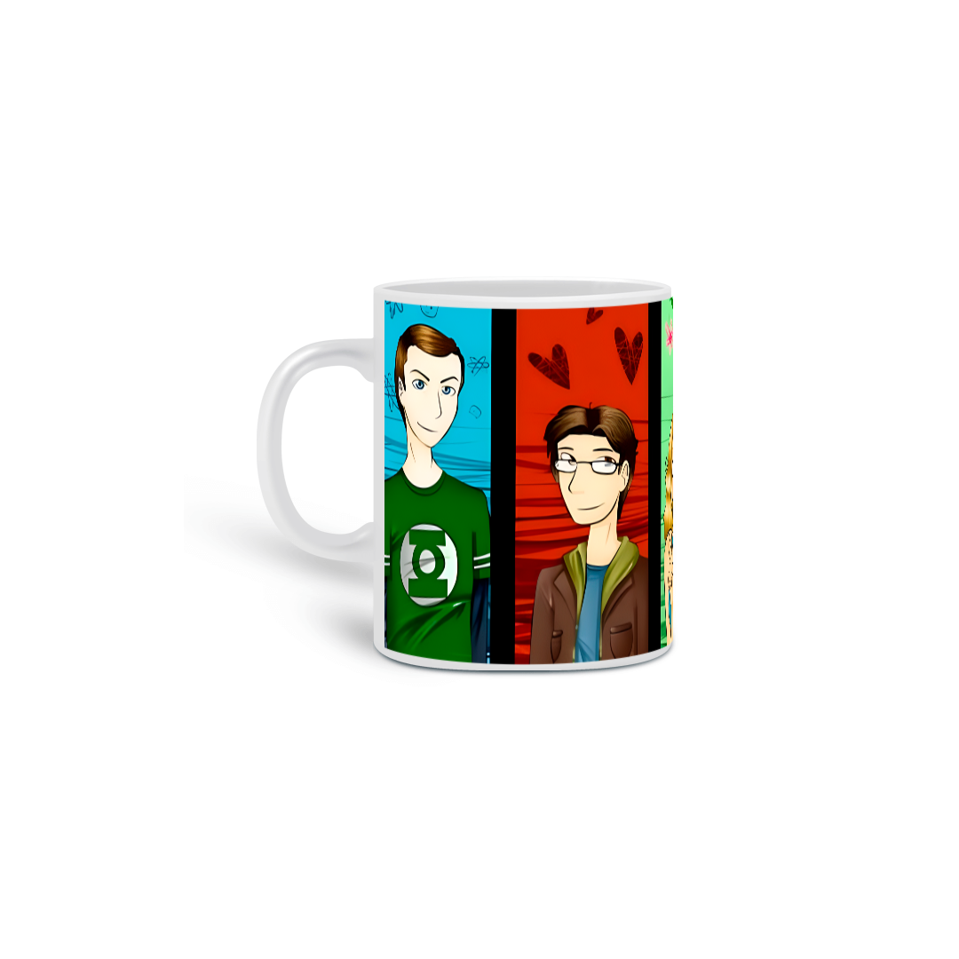 Caneca The Big Bang Theory (Anime)