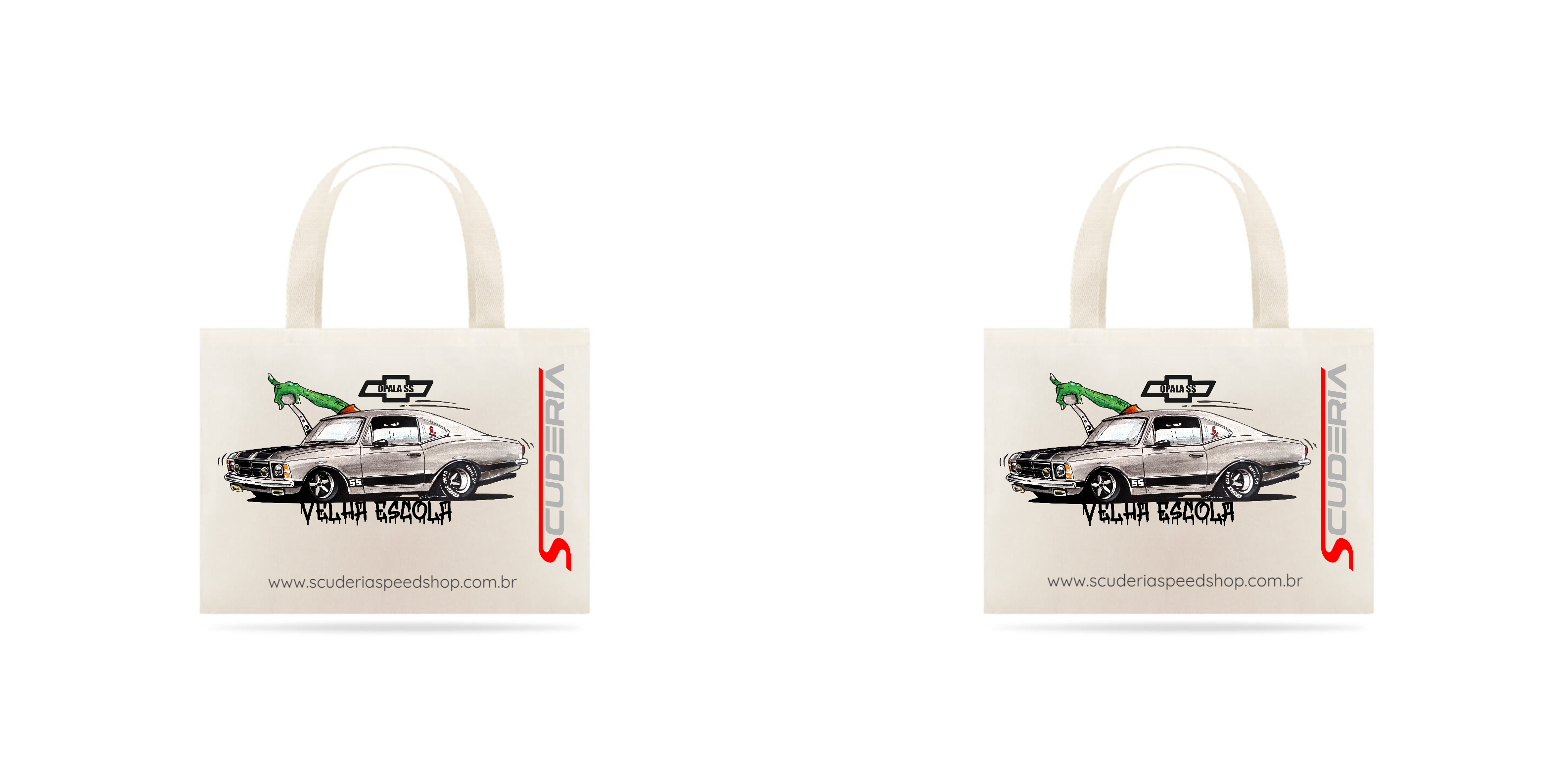 Nome do produto: Ecobag Opala SS Ghost Scuderia
