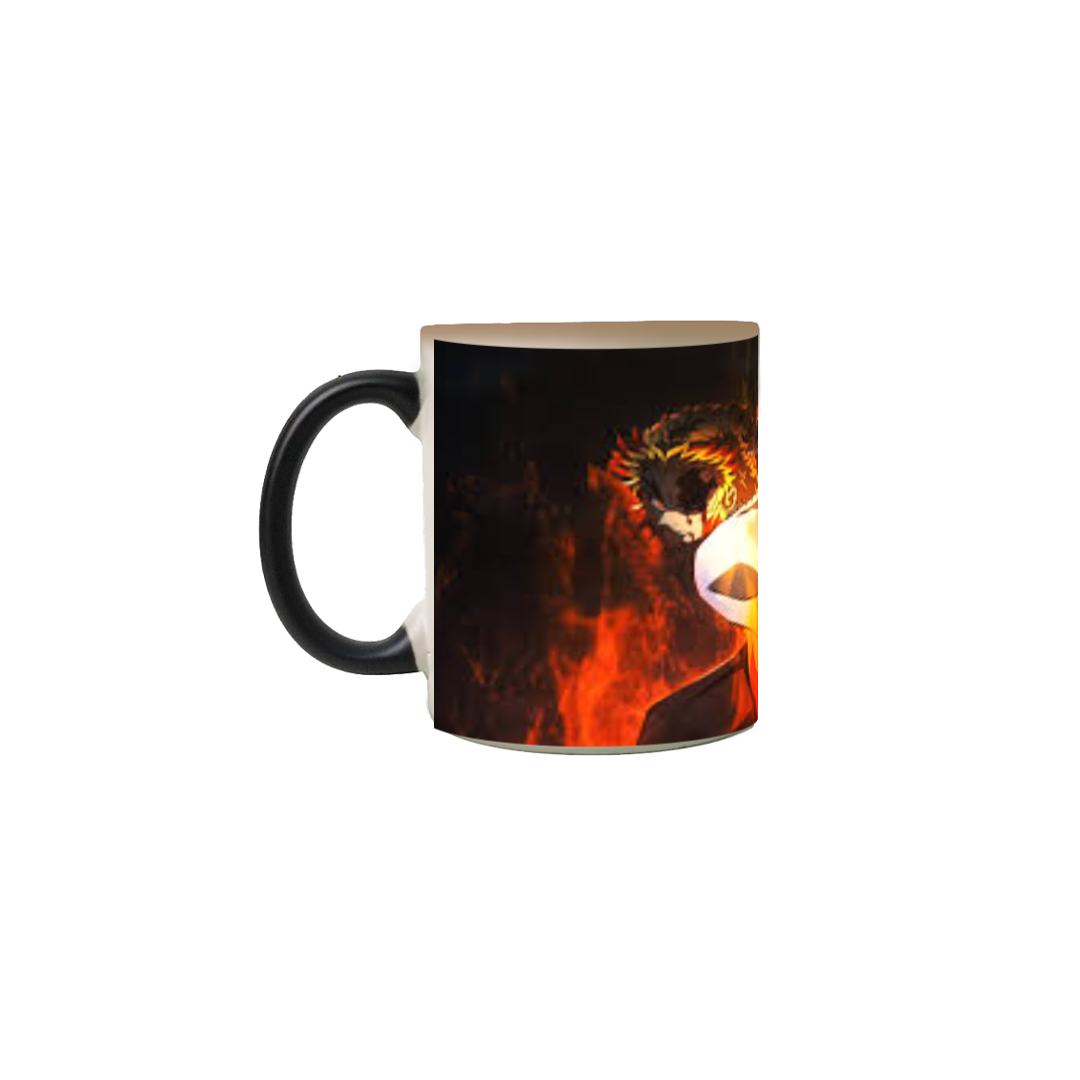 CANECA MAGICA DE DEMON SLAYER PILAR DO FOGO