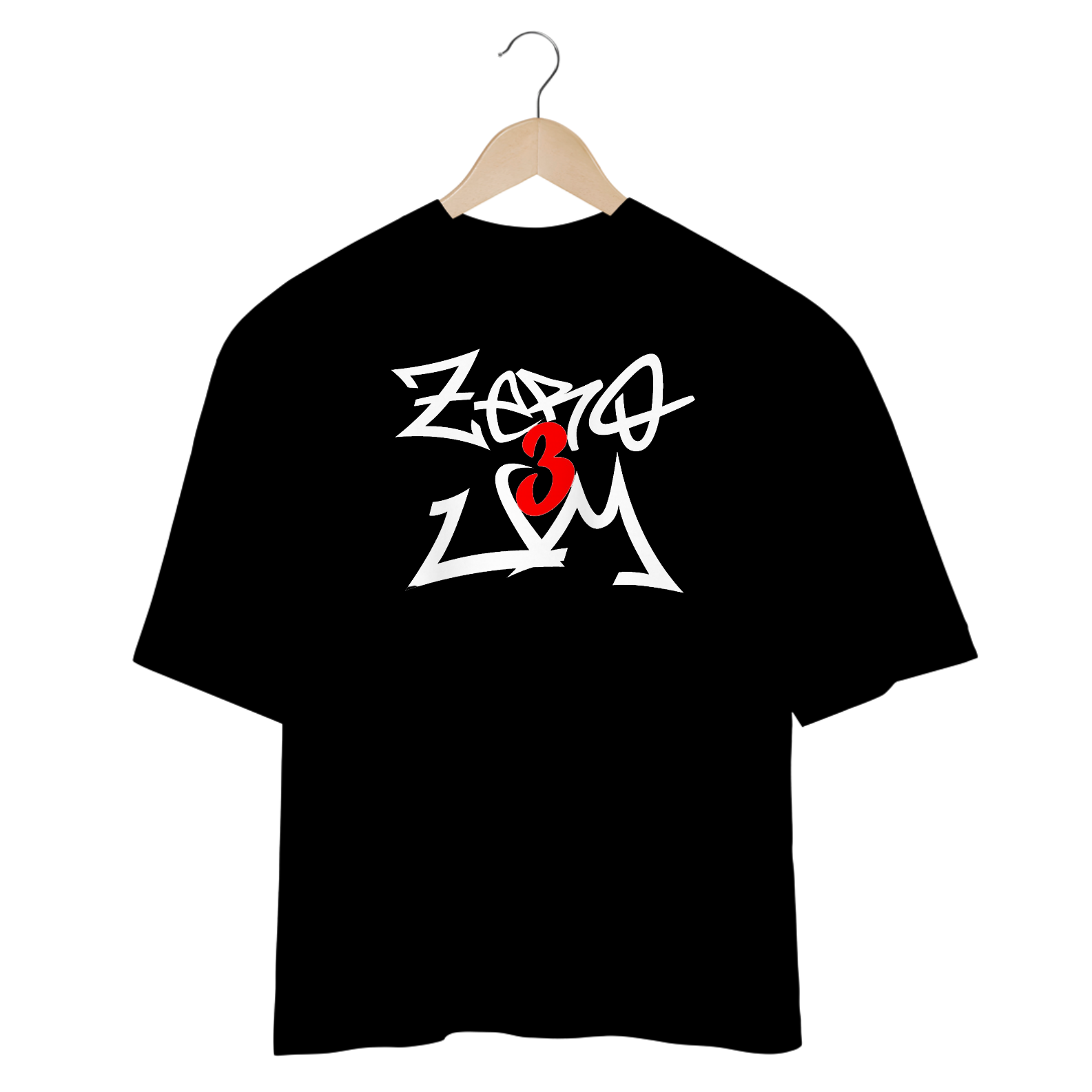 Camiseta Oversized Zero3Um R$95,94 em DeQuebraShops