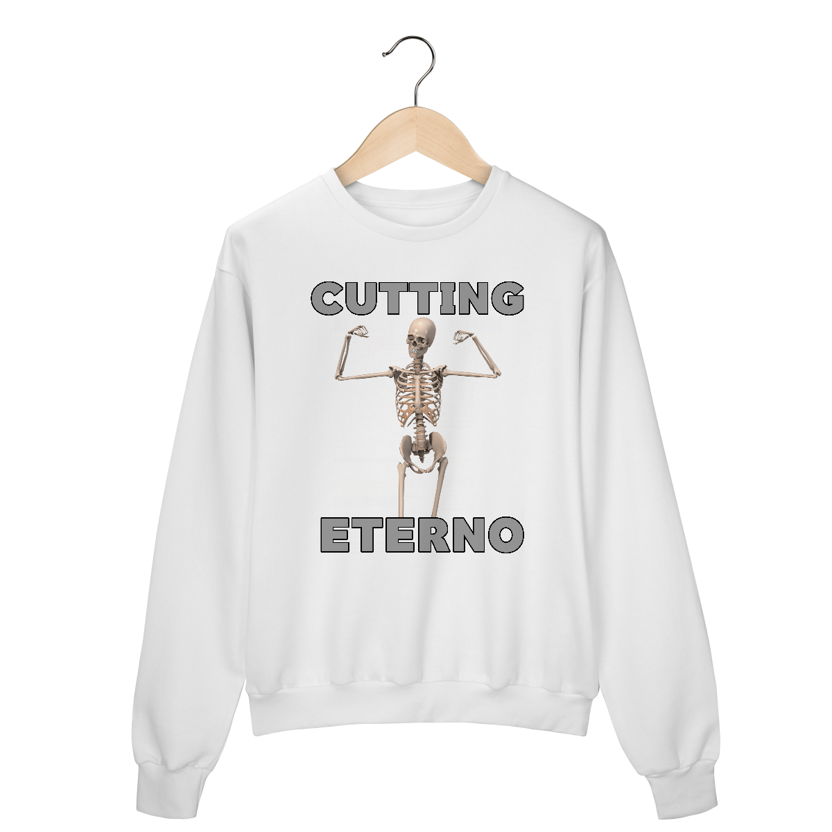 Moletom “Cutting Eterno”(white)