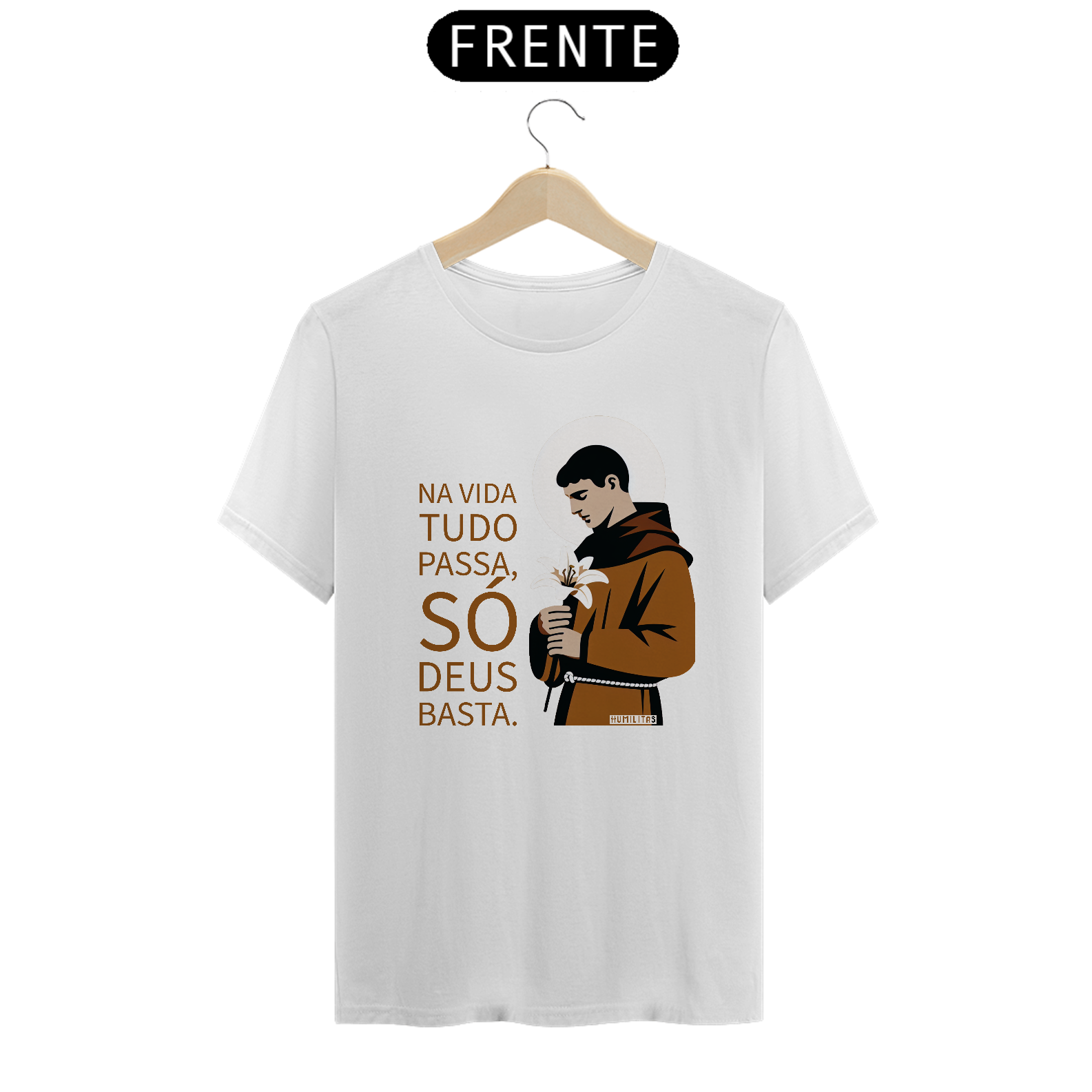 T-Shirt Unissex Humilitas Cloth: Coleção | Santidade nas Ruas 