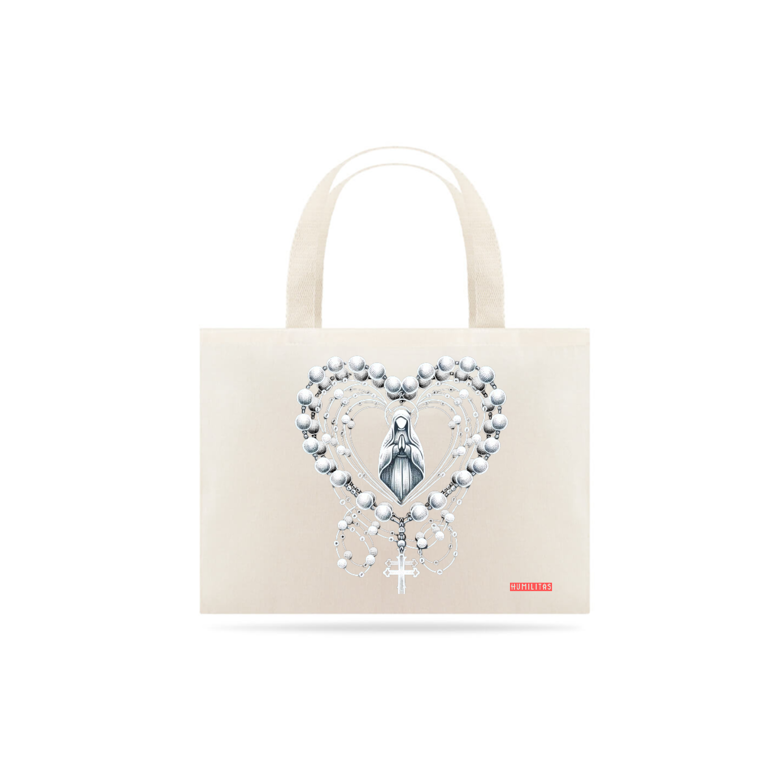 Ecobag Humilitas Cloth: Terço Mariano | Coleção Maria e suas Faces