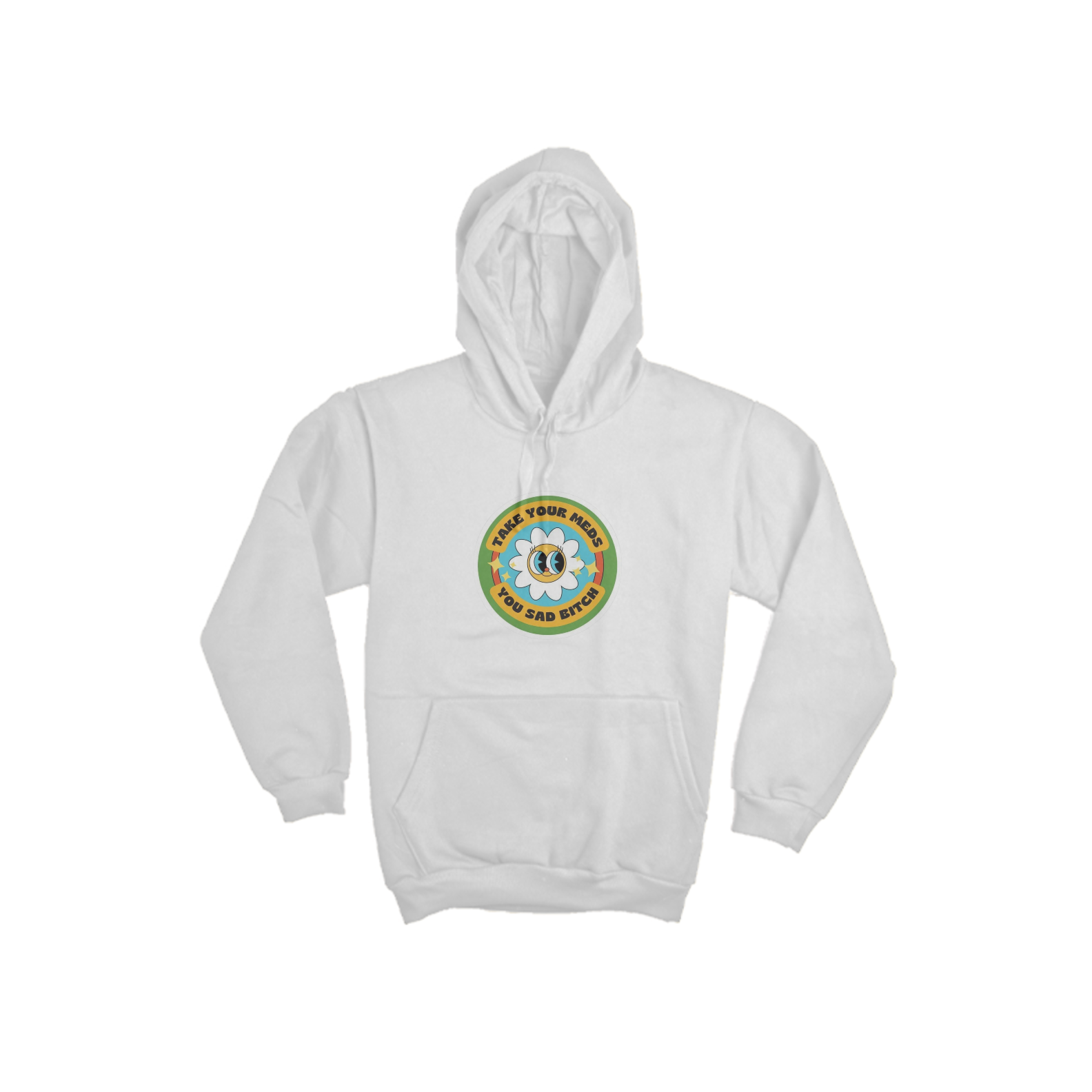 Blusão de Moletom com Capuz Take Your Meds