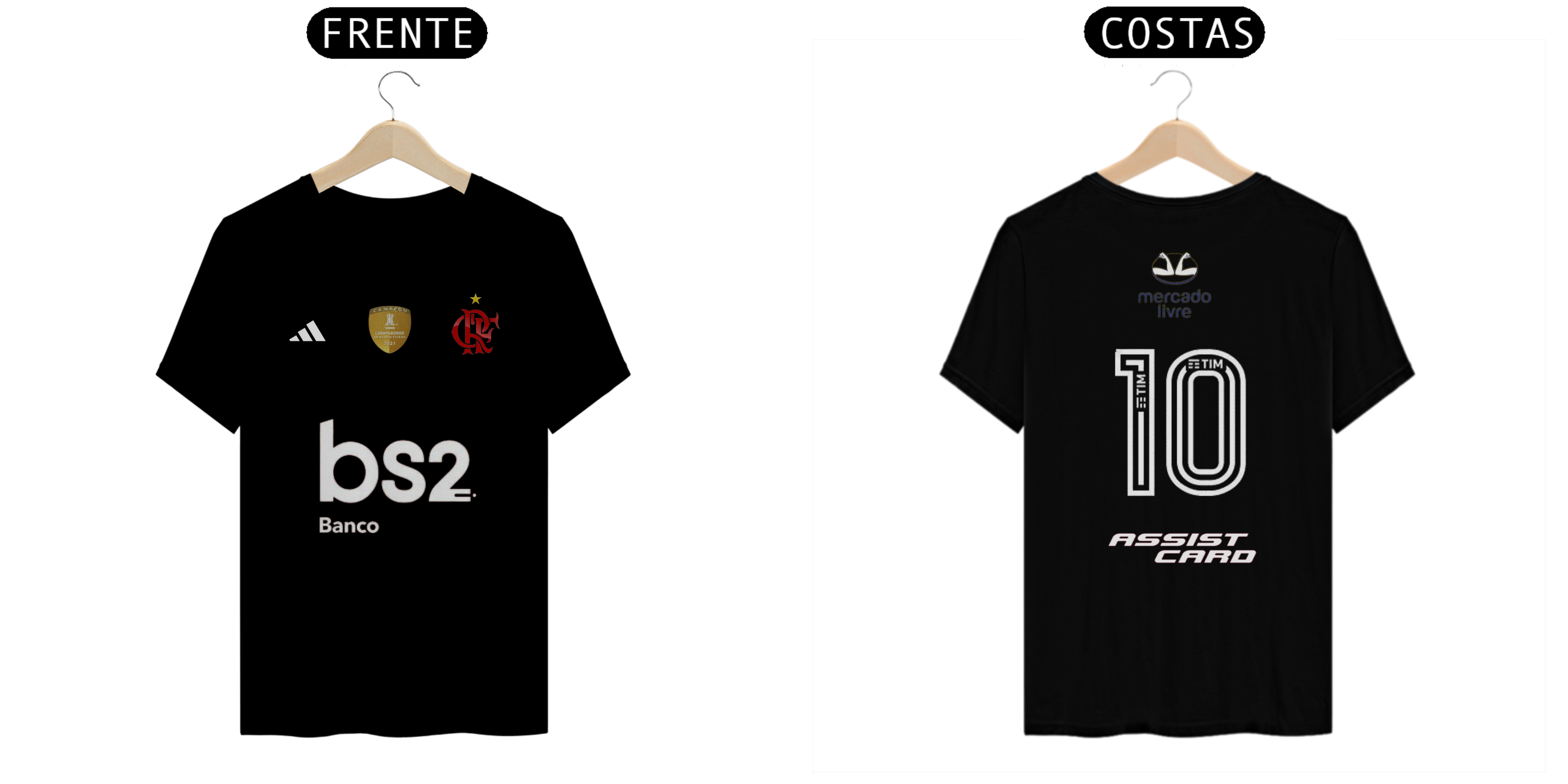 Camiseta Flamengo Preta