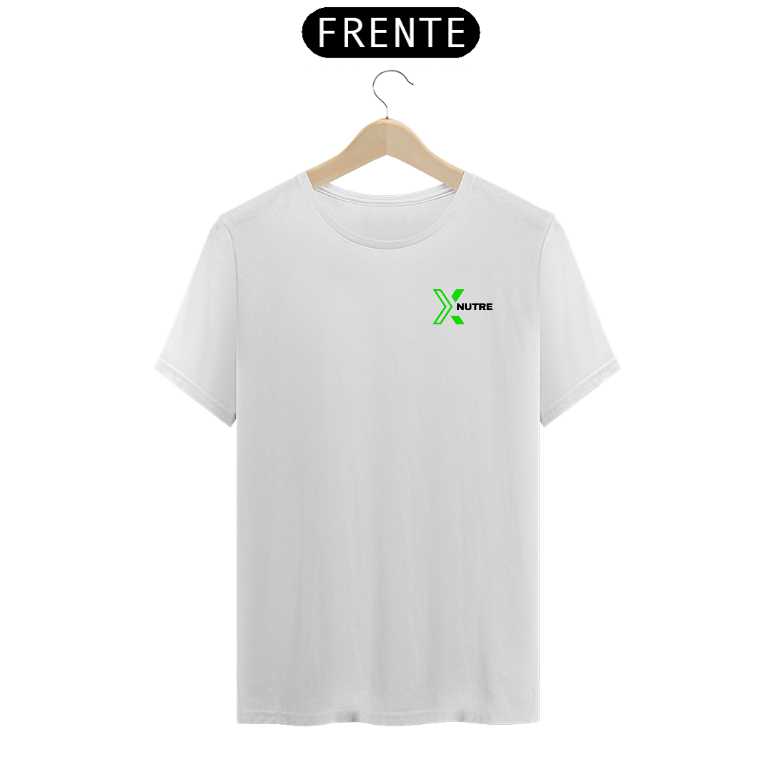 CAMISA BRANCA XNUTRE MASCULINO- T-SHIRT QUALITY