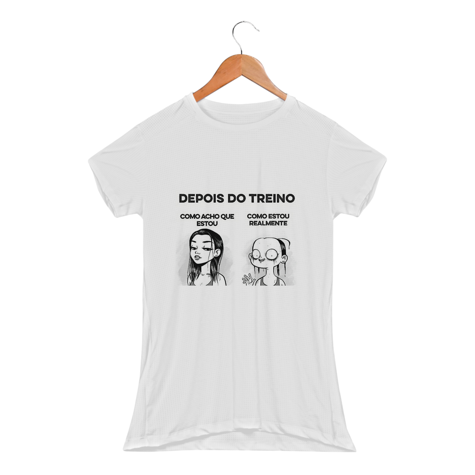 CAMISA ACADEMIA FRASE FEMININO