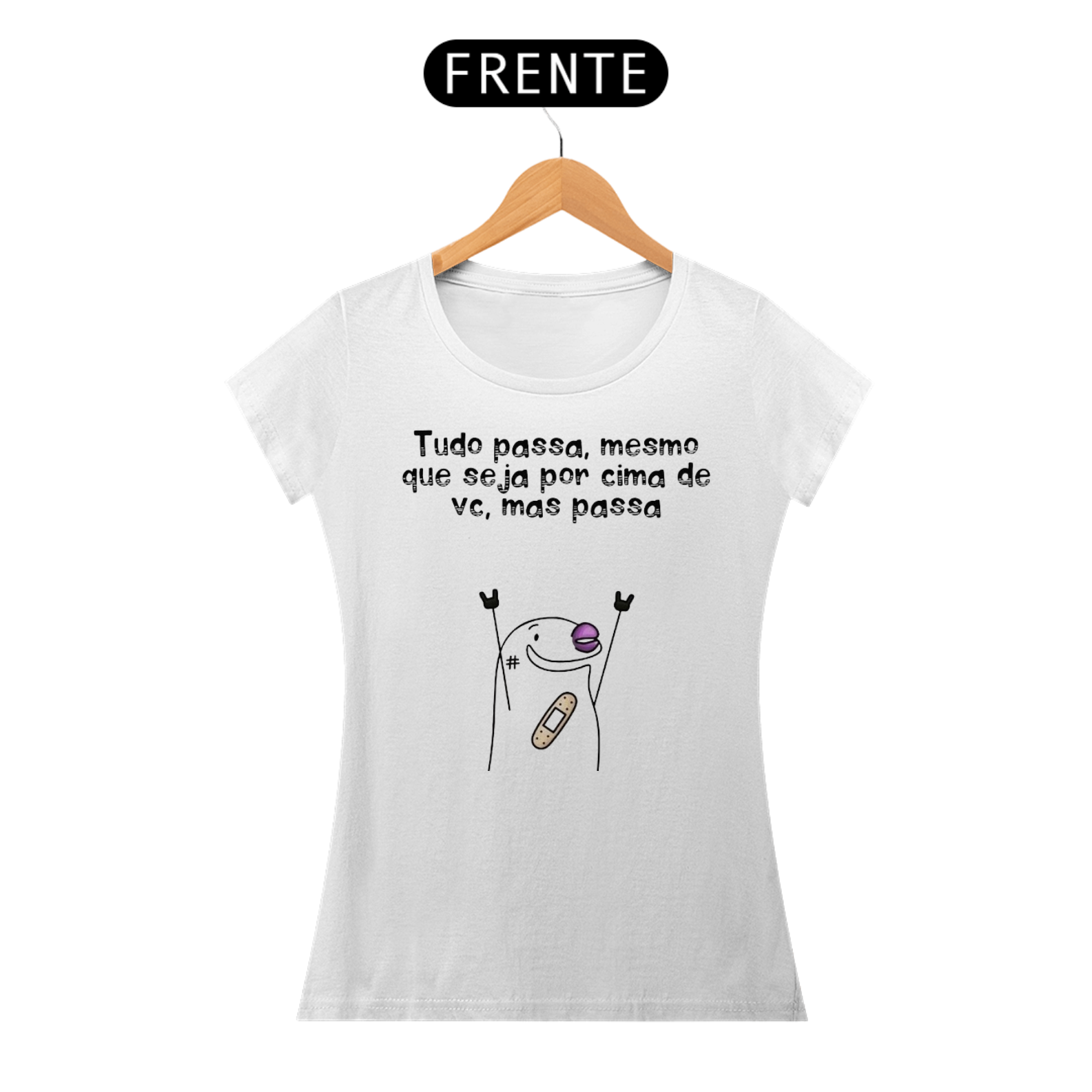 CAMISA FRASE FEMININA
