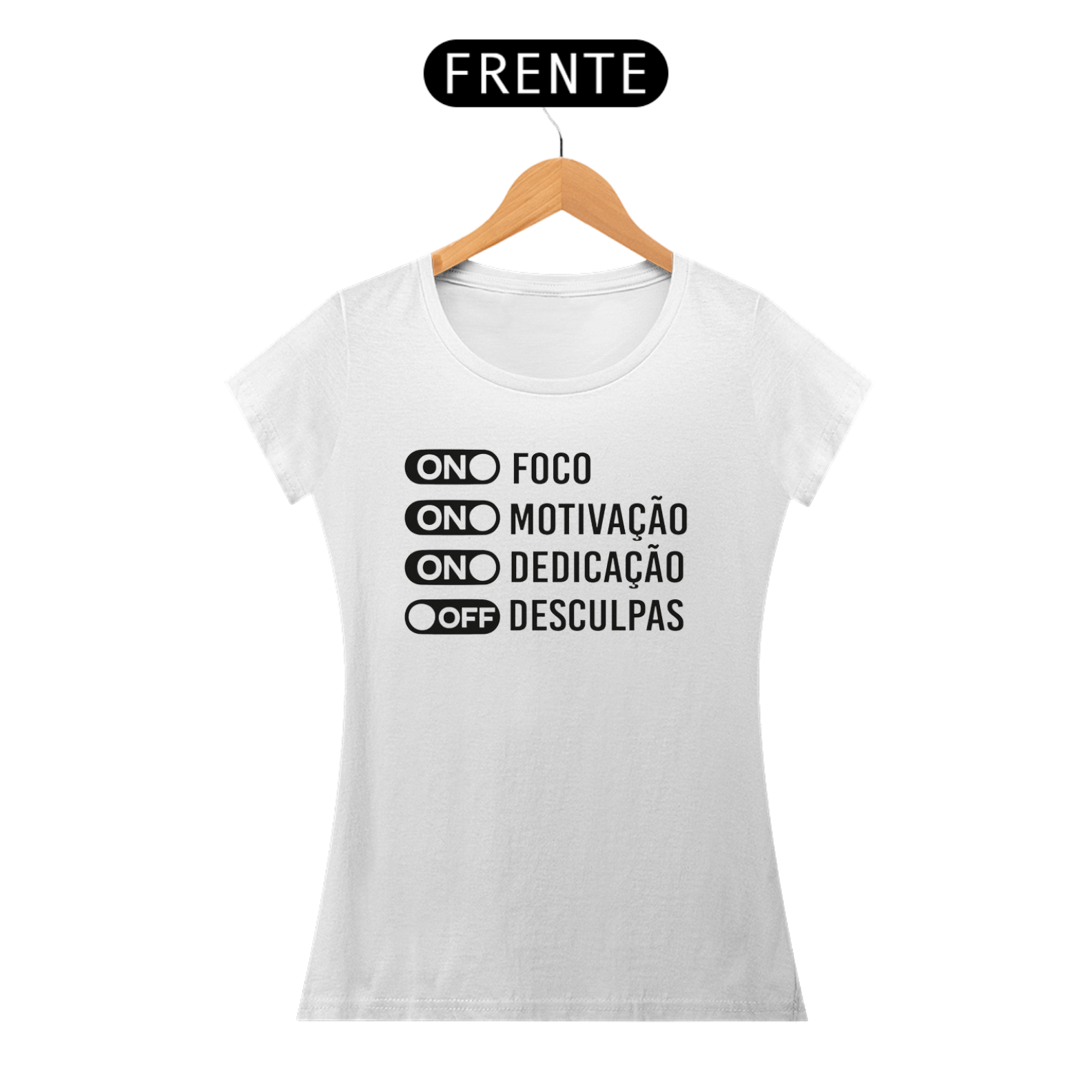 CAMISA FEMININA FRASE