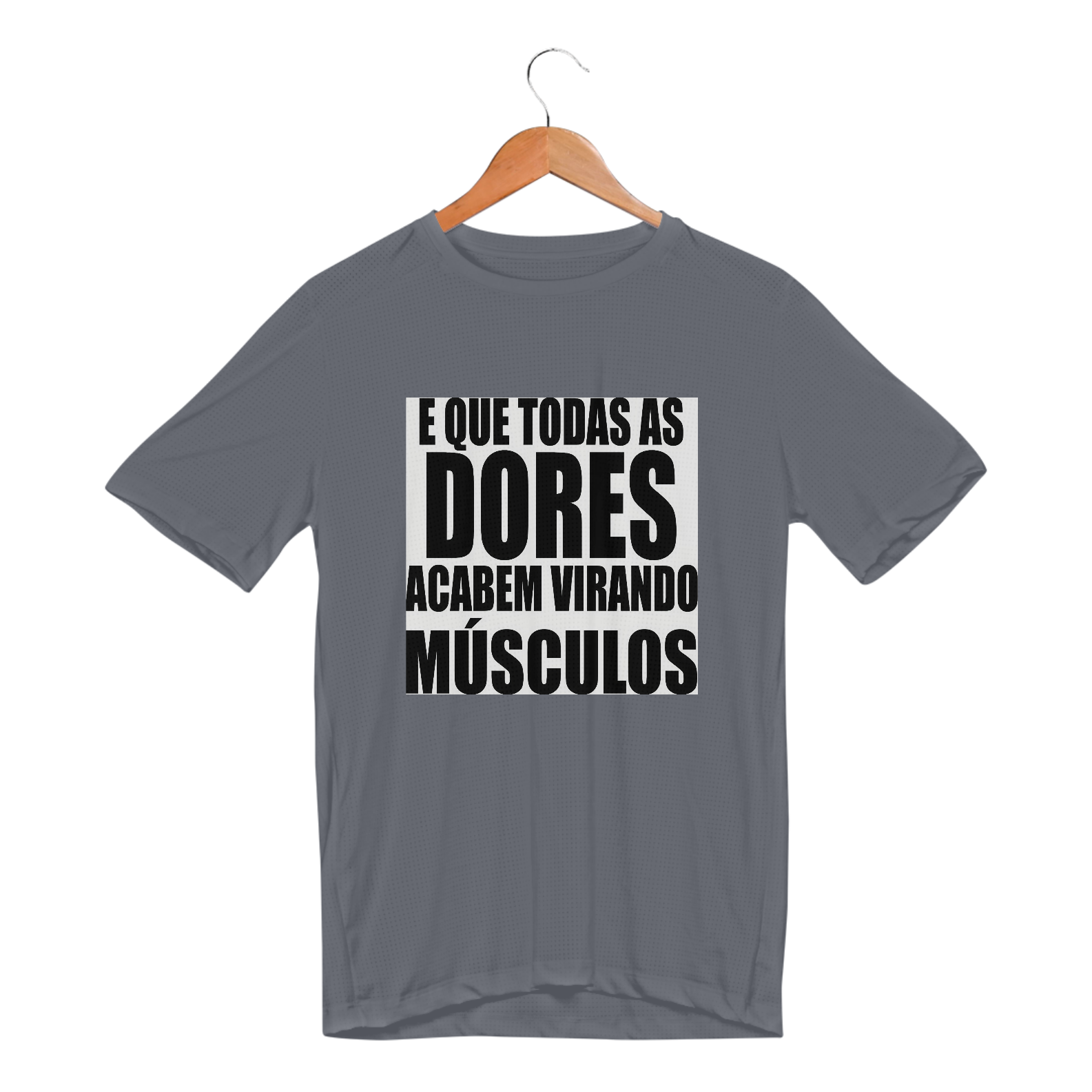 CAMISA TREINO FRASE MASCULINO 