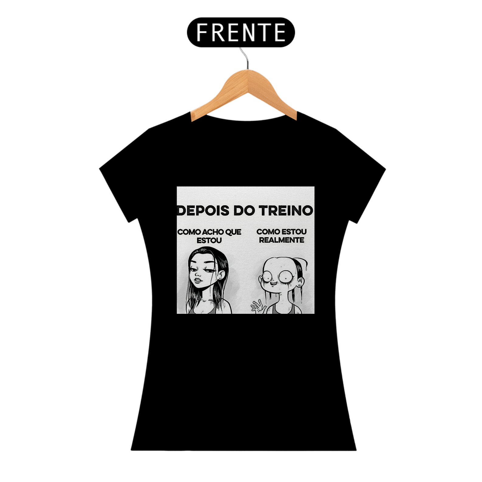 CAMISA FEMININA FRASE
